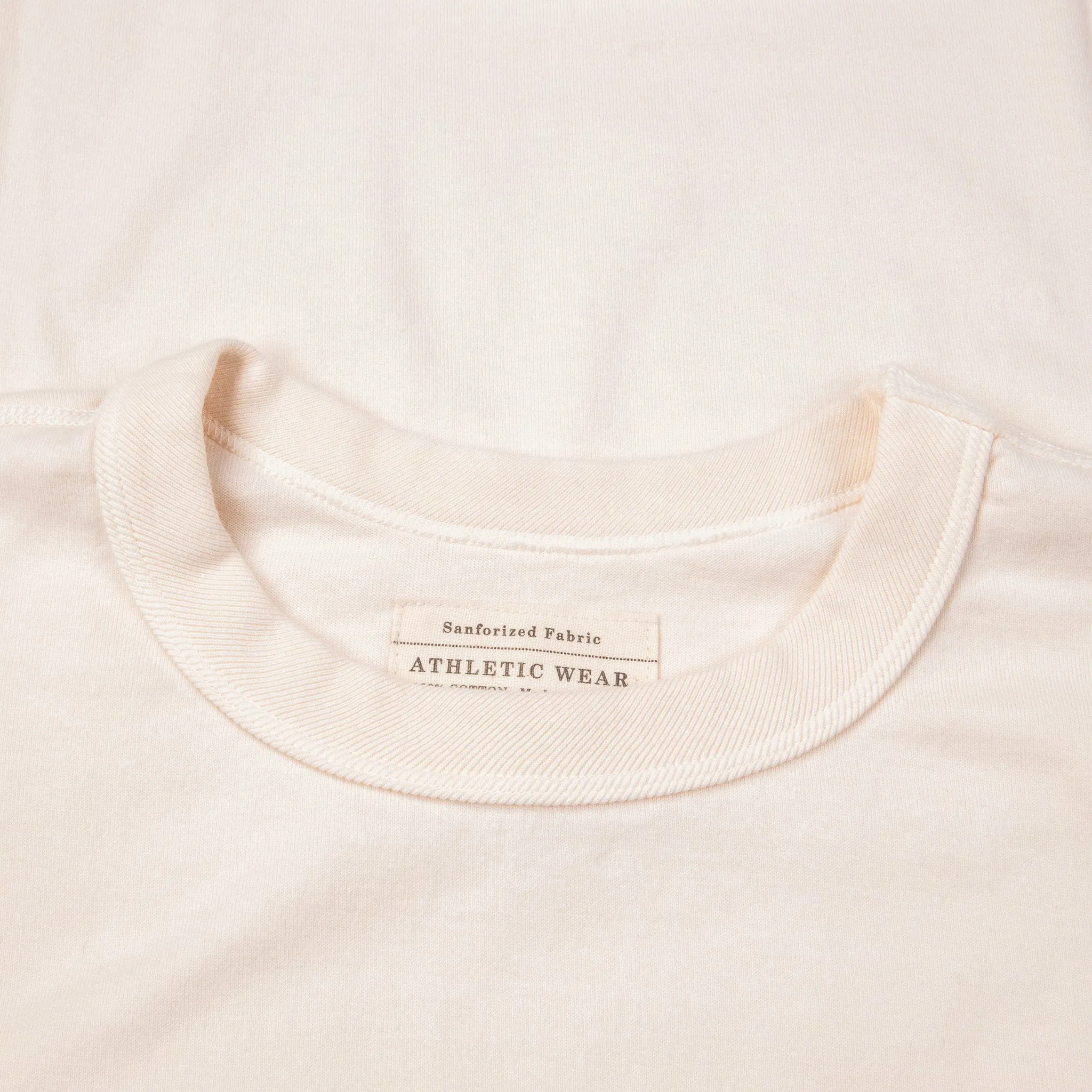 Fullcount Flat Seam Heavyweight Longsleeve T-Shirt Ecru sold by Frans Boone product image thumbnail 3