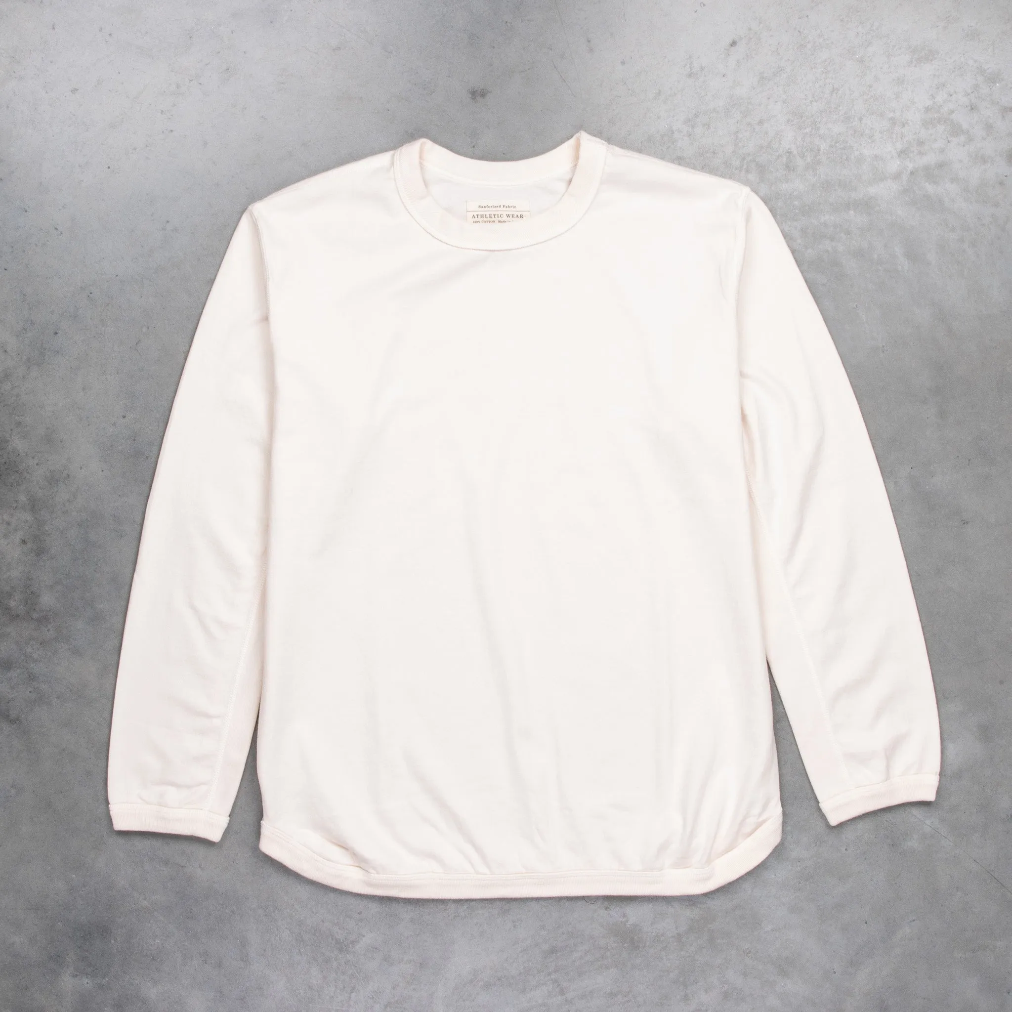 Fullcount Flat Seam Heavyweight Longsleeve T-Shirt Ecru sold by Frans Boone product image thumbnail 2