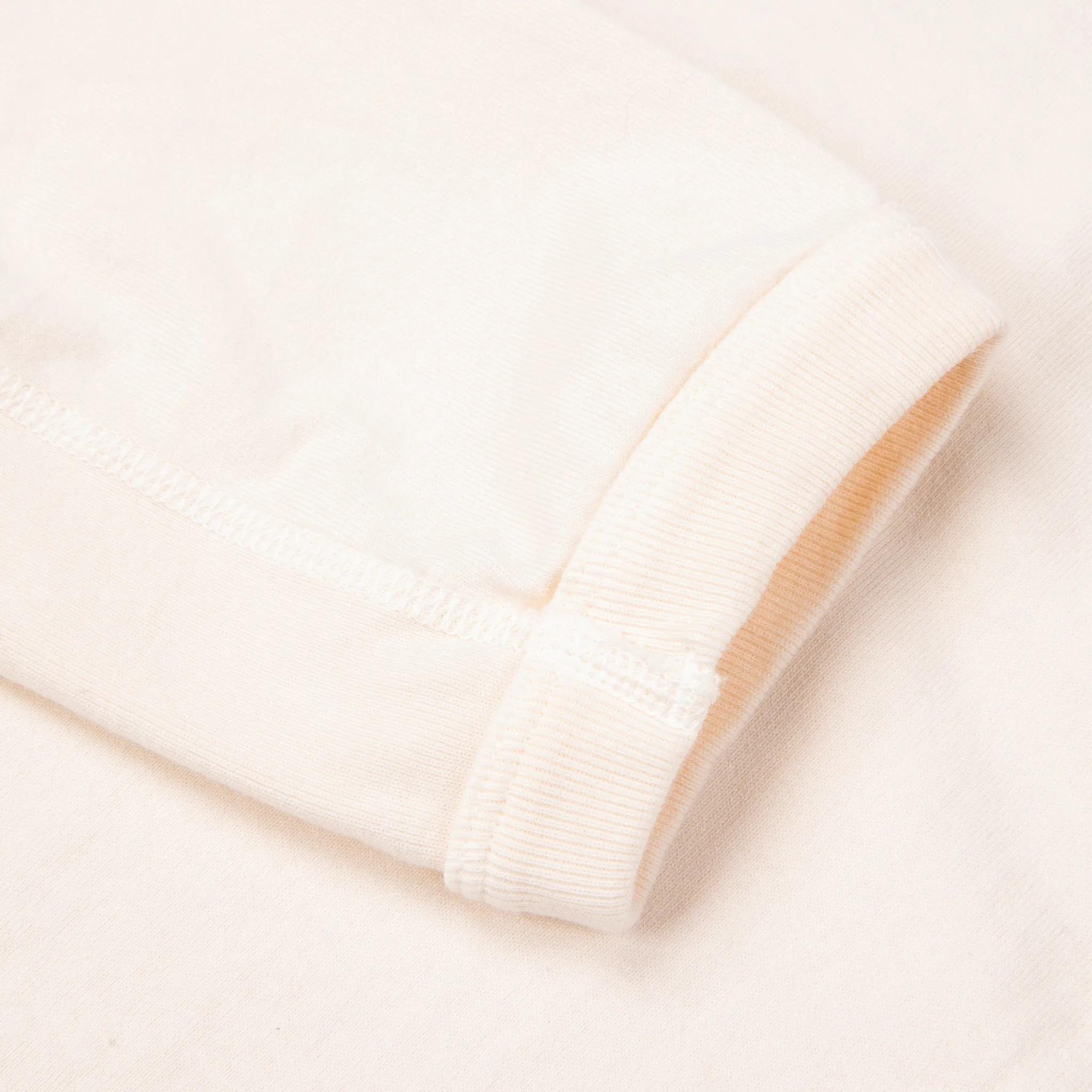Fullcount Flat Seam Heavyweight Longsleeve T-Shirt Ecru sold by Frans Boone product image thumbnail 5