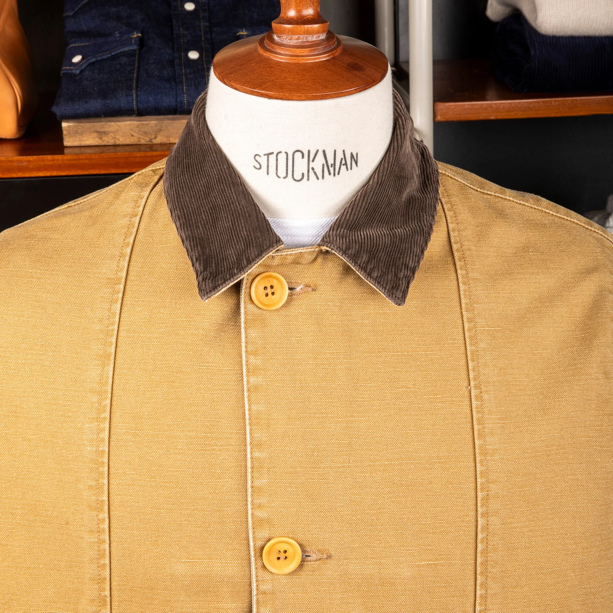 The Corona Utility CJ076 Utica Field Coat Khaki sold by Frans Boone product image thumbnail 5