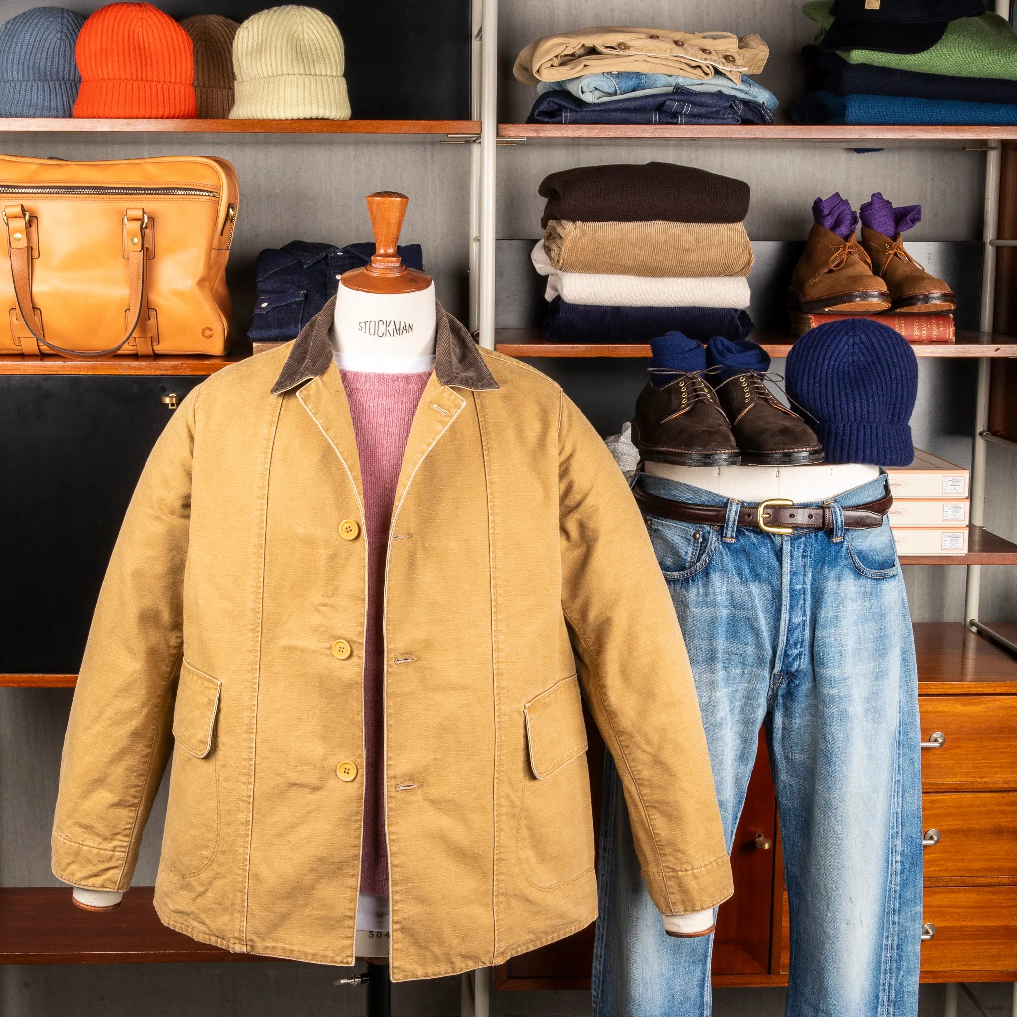 The Corona Utility CJ076 Utica Field Coat Khaki sold by Frans Boone product image thumbnail 3