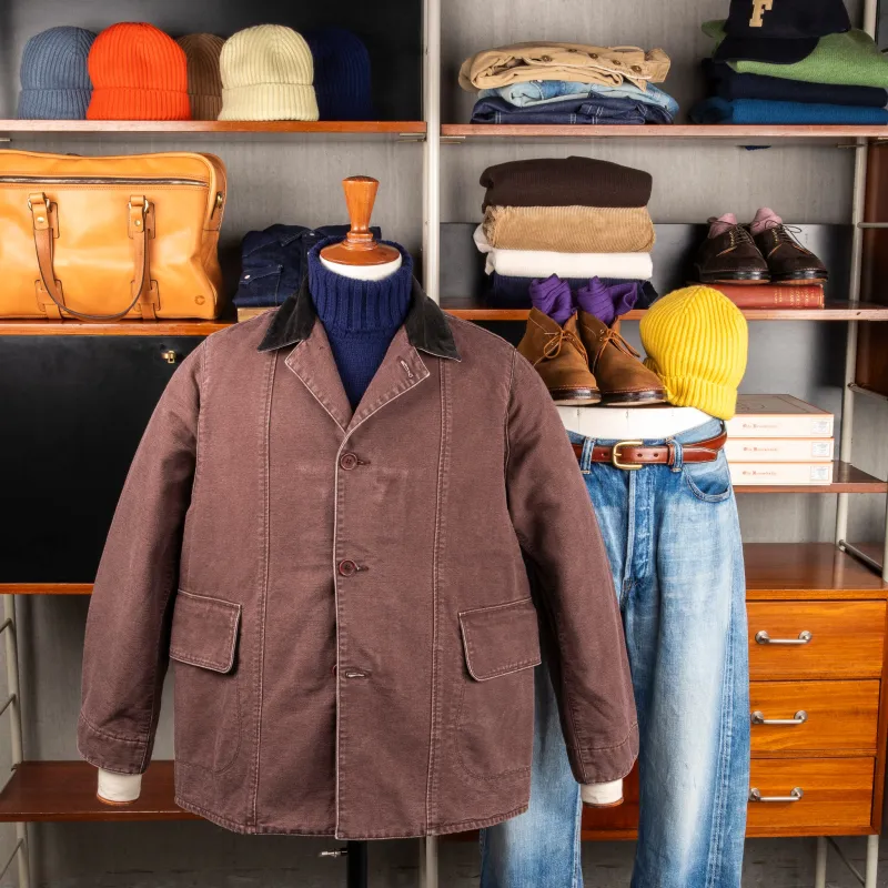 The Corona Utility CJ076 Utica Field Coat Chocolate Brown made by The Corona Utility