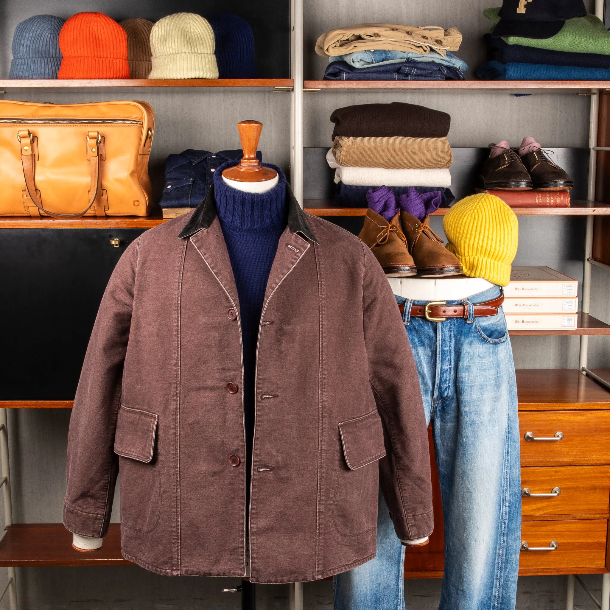 The Corona Utility CJ076 Utica Field Coat Chocolate Brown sold by Frans Boone product image thumbnail 3