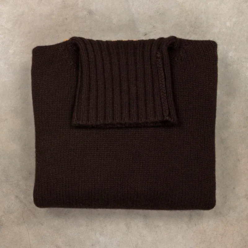 Drumohr Cashmere Tre Fili Dolcevita Tartufo made by Drumohr