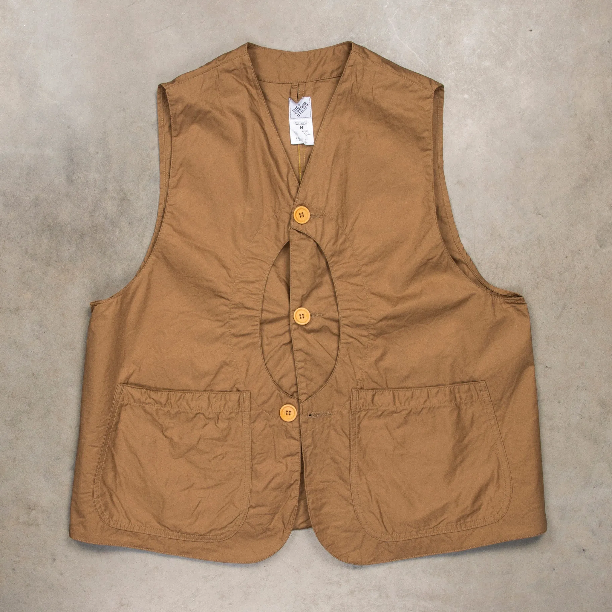 The Corona Utility CV001 Game Vest Cotton Light Twill Khaki sold by Frans Boone product image thumbnail 2