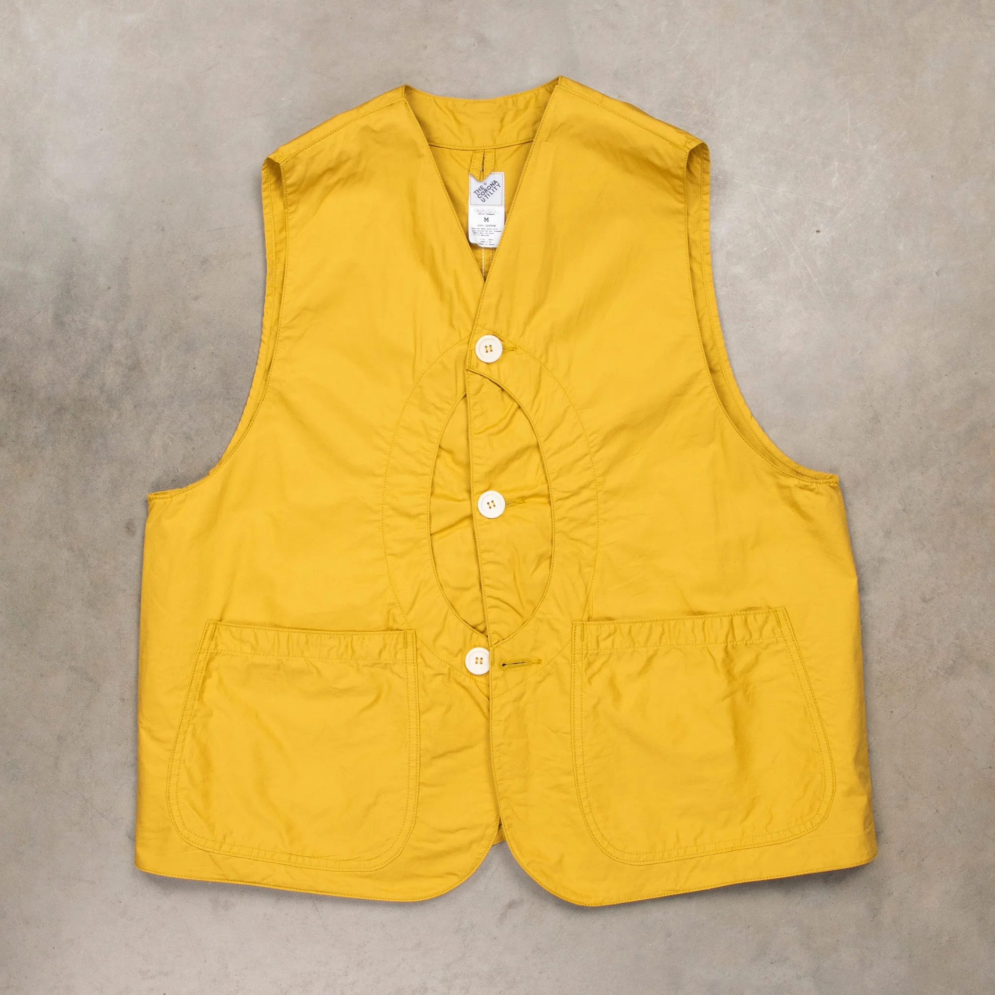 The Corona Utility CV001 Game Vest Cotton Light Twill Mustard sold by Frans Boone product image thumbnail 2