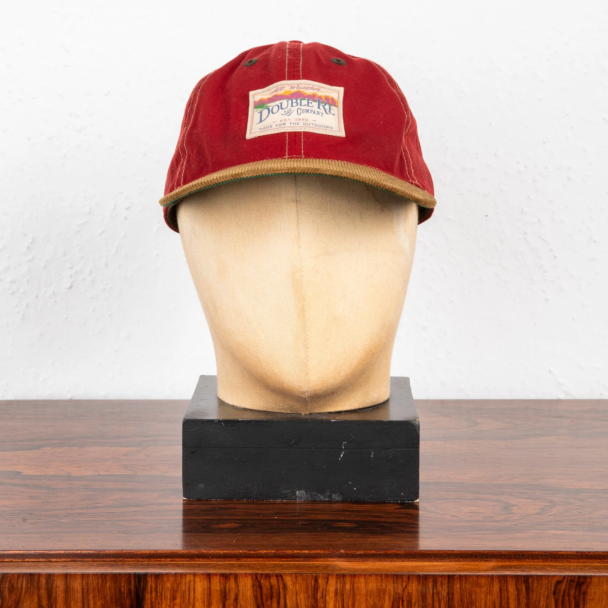 RRL Oil Cloth Sportsman Cap Vintage Red sold by Frans Boone product image thumbnail 3