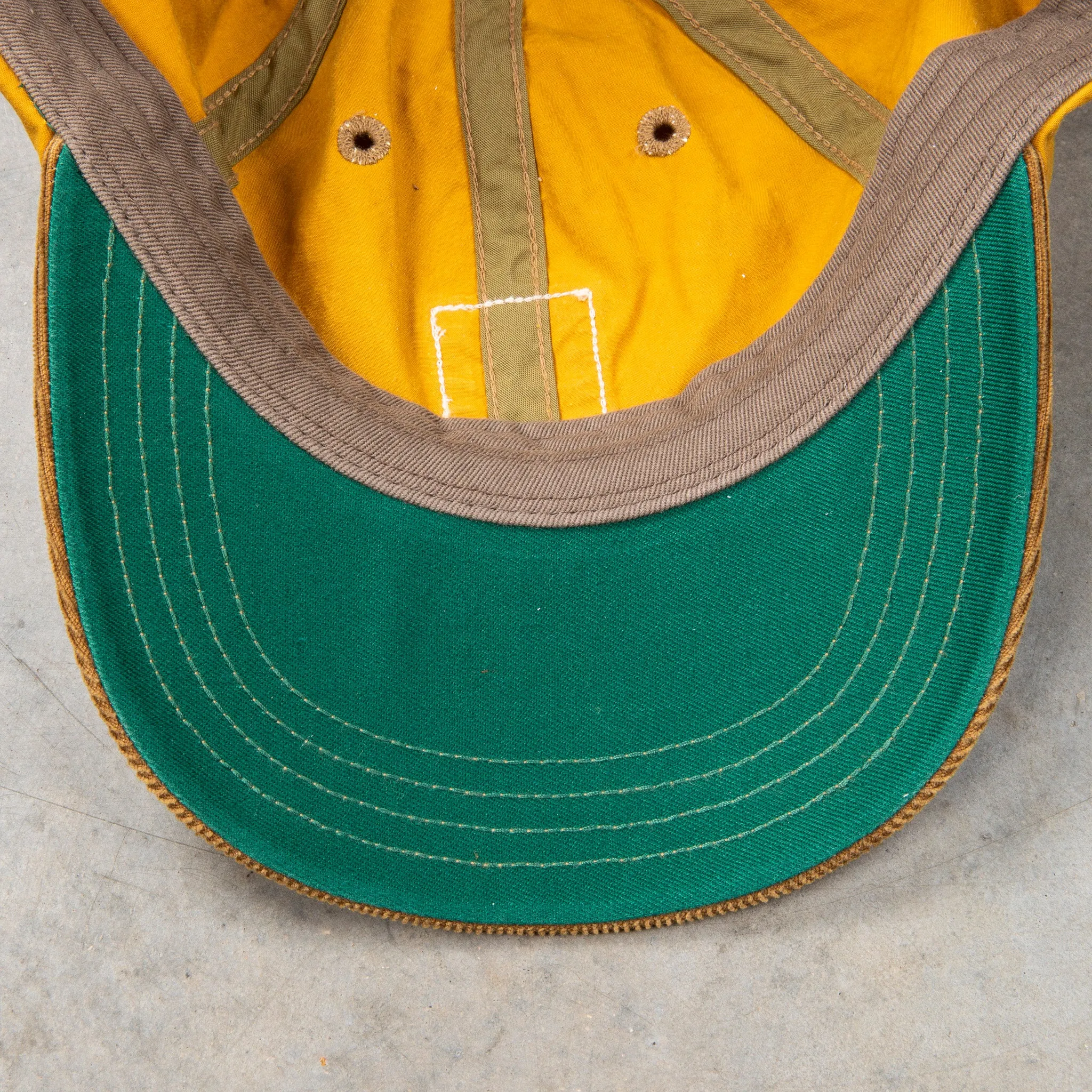 RRL Oil Cloth Sportsman Cap Mustard sold by Frans Boone product image thumbnail 4