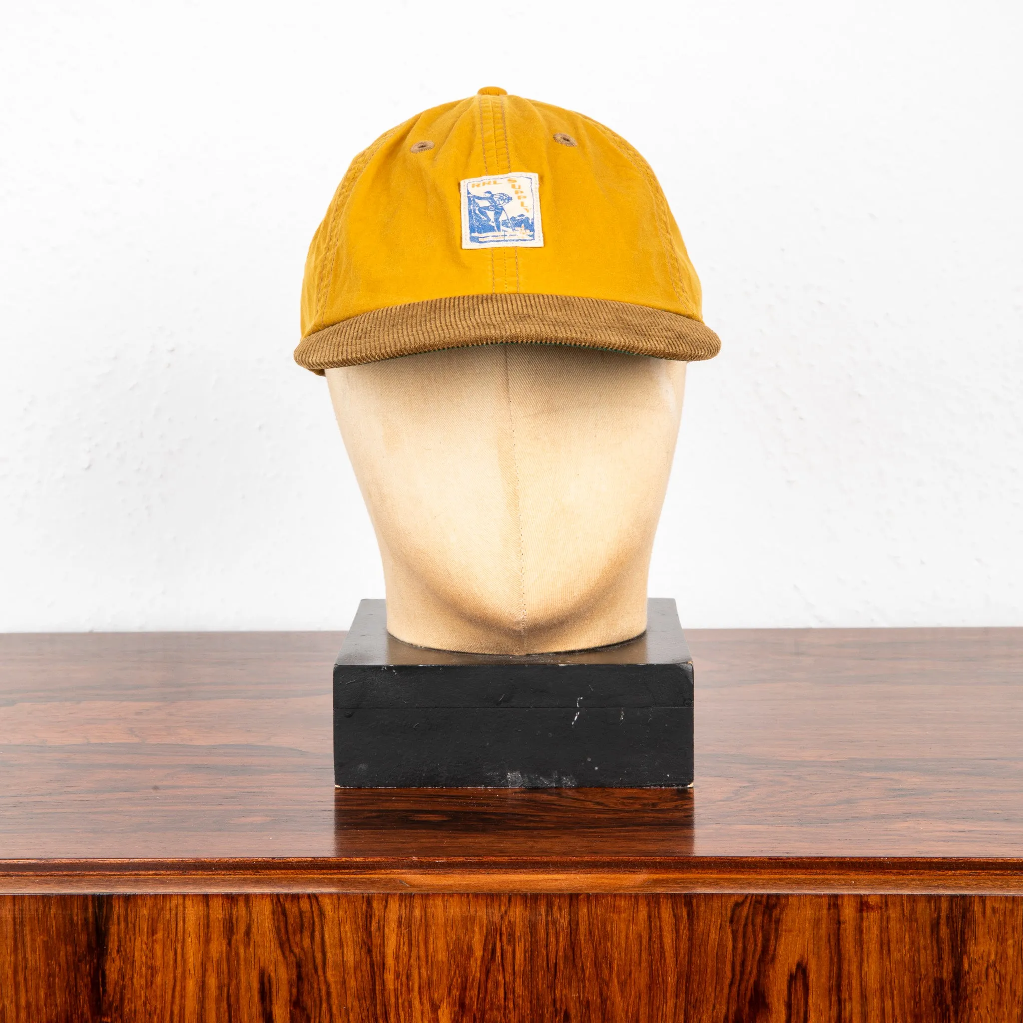RRL Oil Cloth Sportsman Cap Mustard sold by Frans Boone product image thumbnail 3
