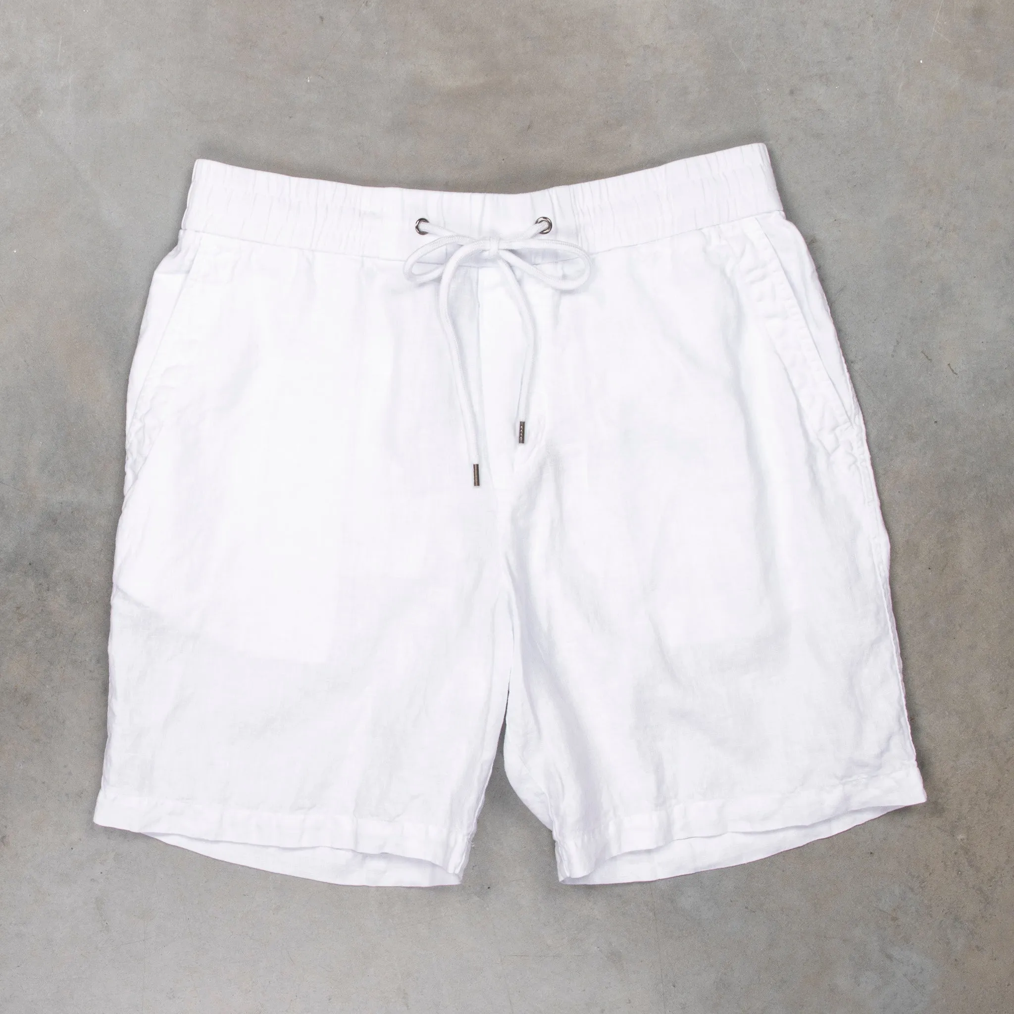 James Perse Relaxed Fit Linen Short White sold by Frans Boone