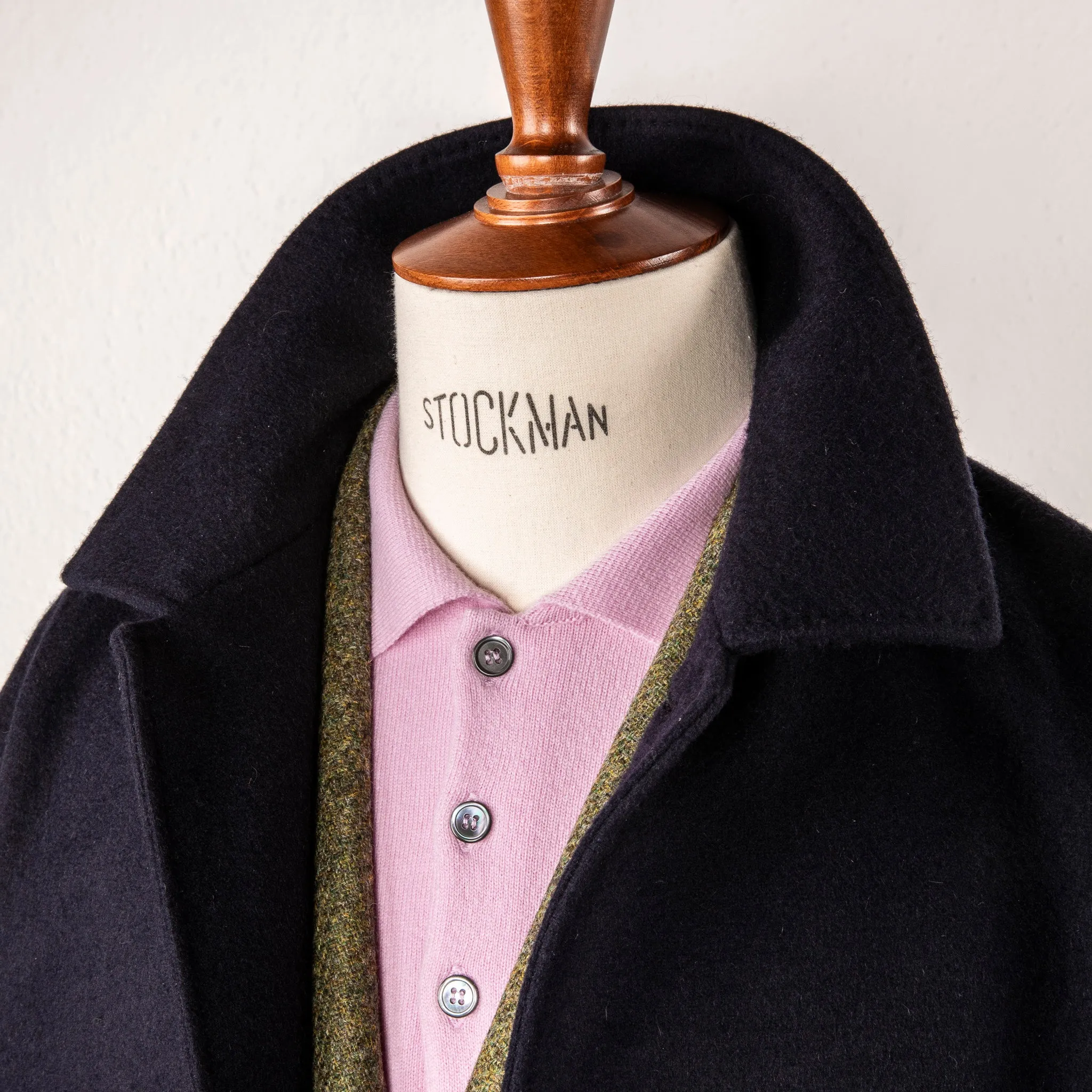 Caruso Rigoletto Loden Overcoat Blu Notte sold by Frans Boone product image thumbnail 2