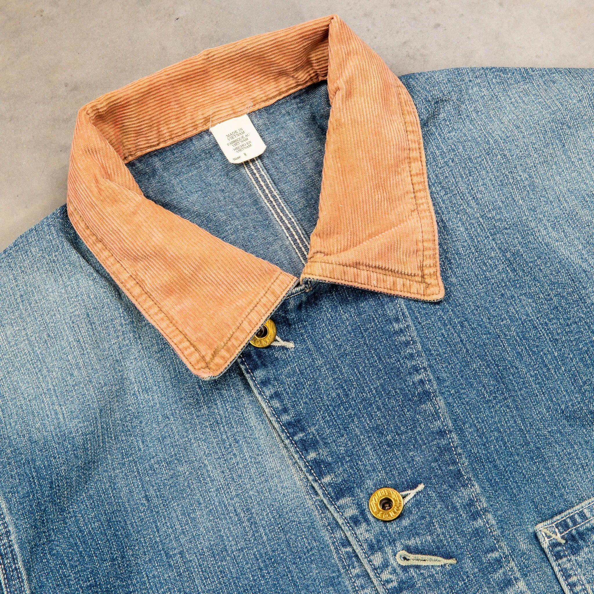 RRL Stockton Jacket 11 Oz Denim Wrightsvile Wash sold by Frans Boone product image thumbnail 4