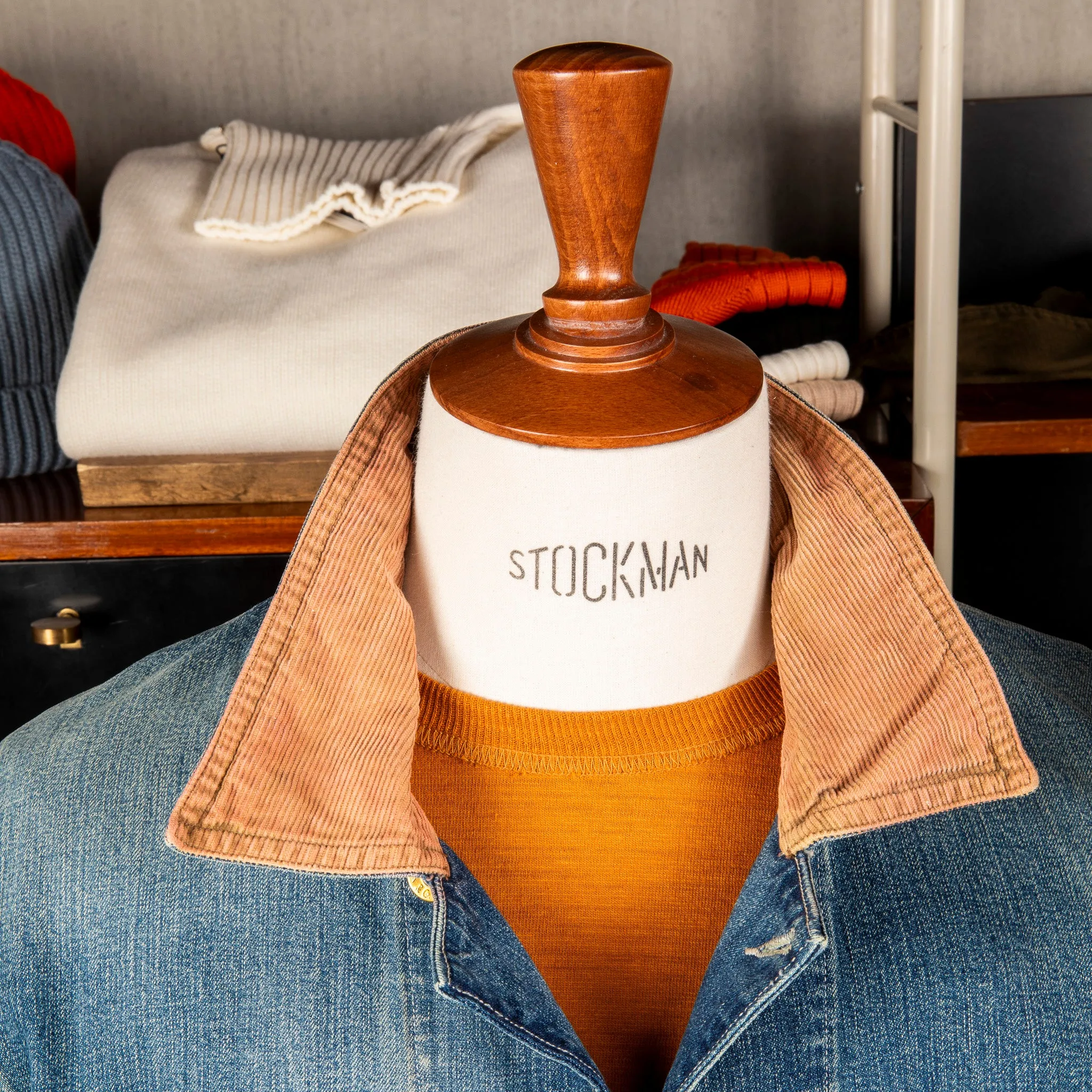 RRL Stockton Jacket 11 Oz Denim Wrightsvile Wash sold by Frans Boone product image thumbnail 3