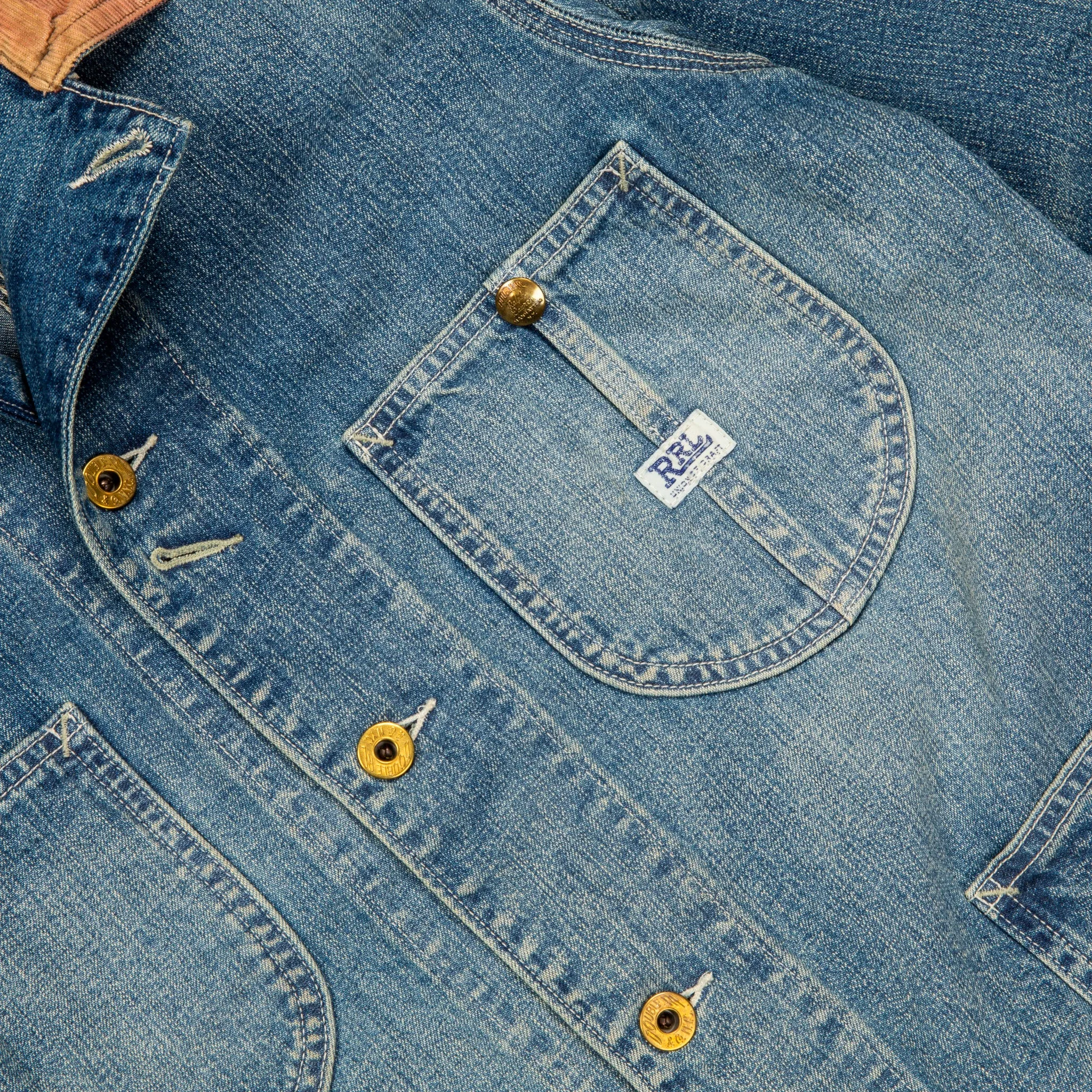 RRL Stockton Jacket 11 Oz Denim Wrightsvile Wash sold by Frans Boone product image thumbnail 5