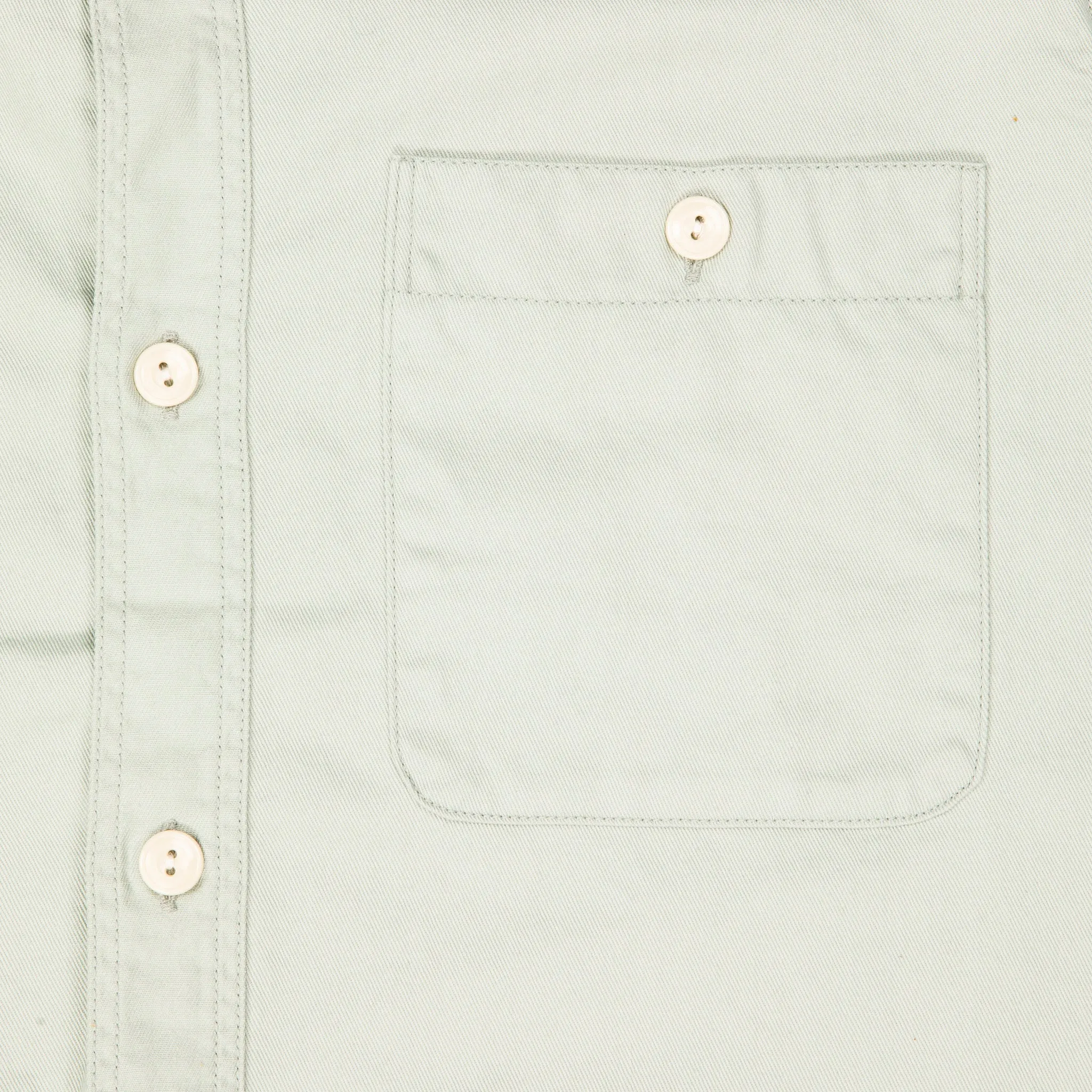 Fullcount 4087 Twill Work Shirt Mint Green sold by Frans Boone product image thumbnail 5