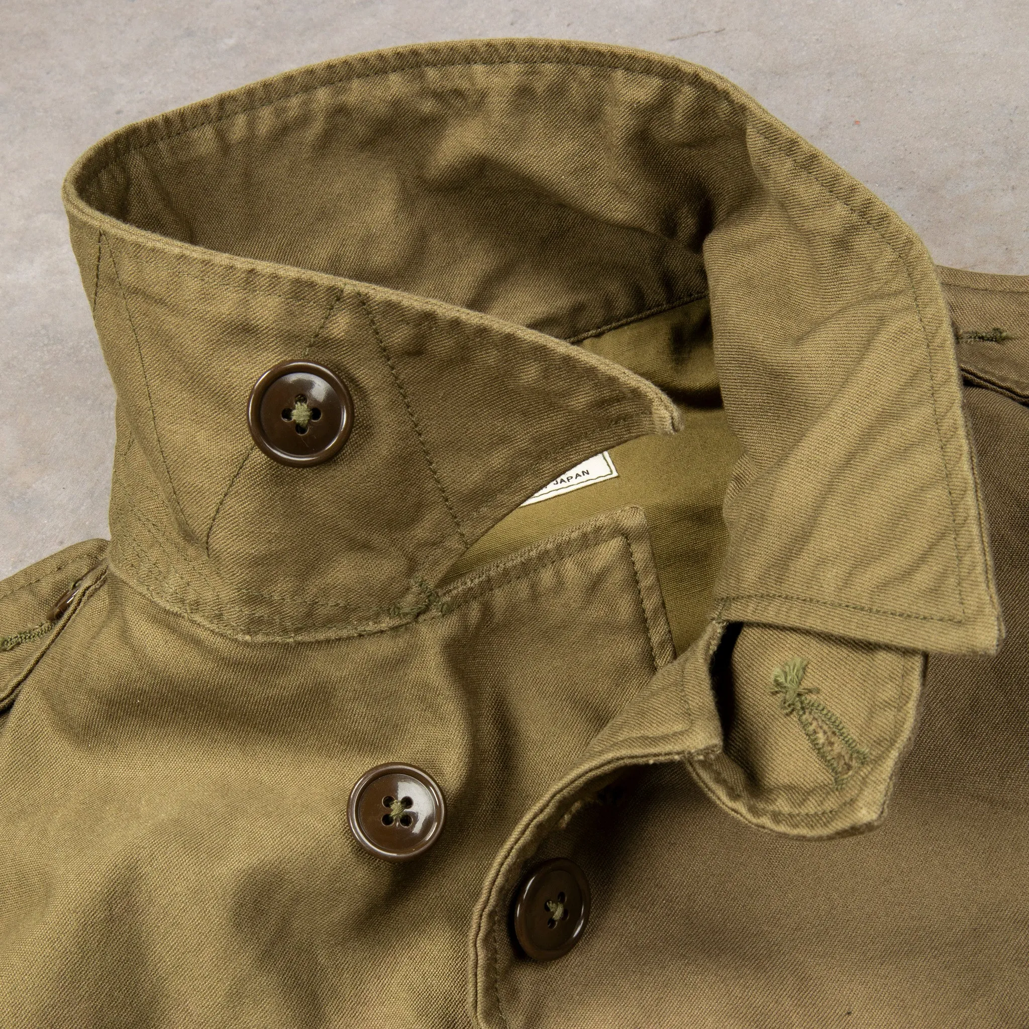 Orslow M-43 Jacket Reversed Sateen Army Green sold by Frans Boone product image thumbnail 5