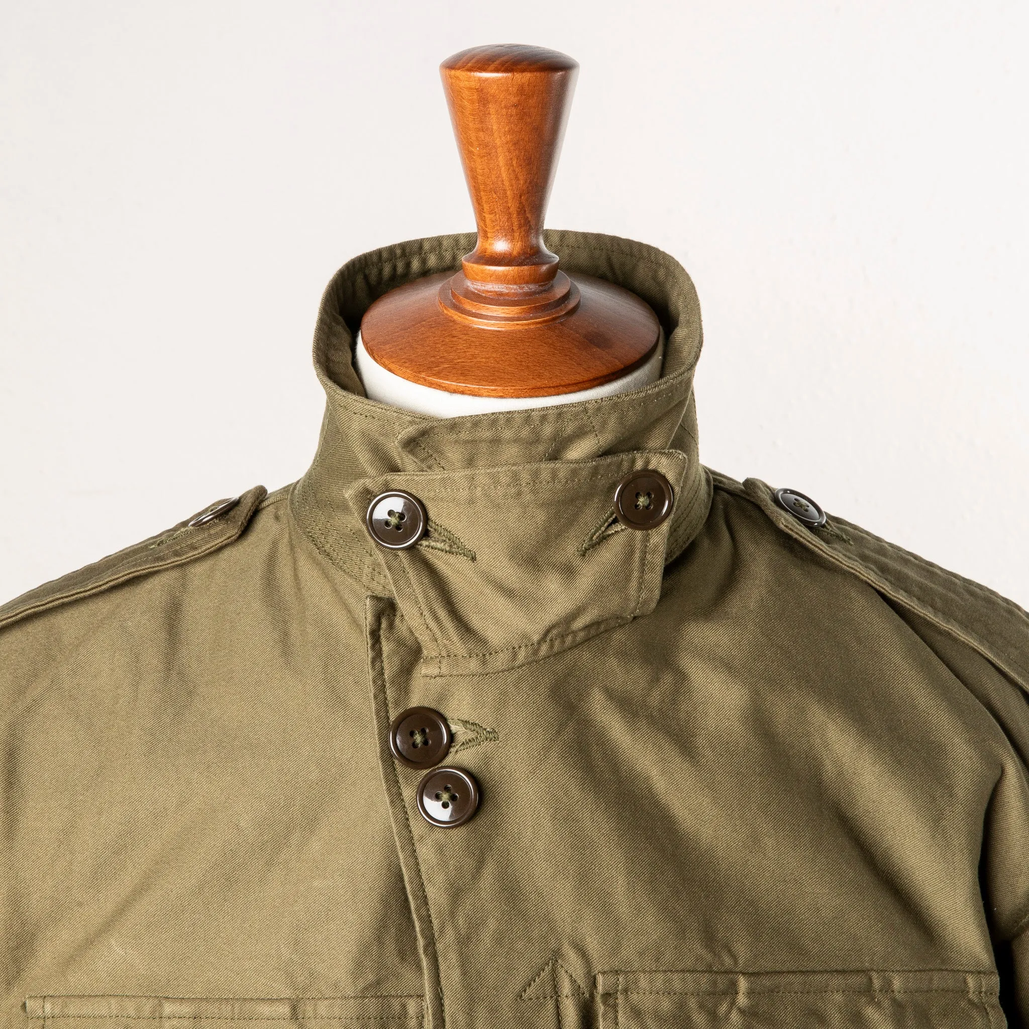 Orslow M-43 Jacket Reversed Sateen Army Green sold by Frans Boone product image thumbnail 3