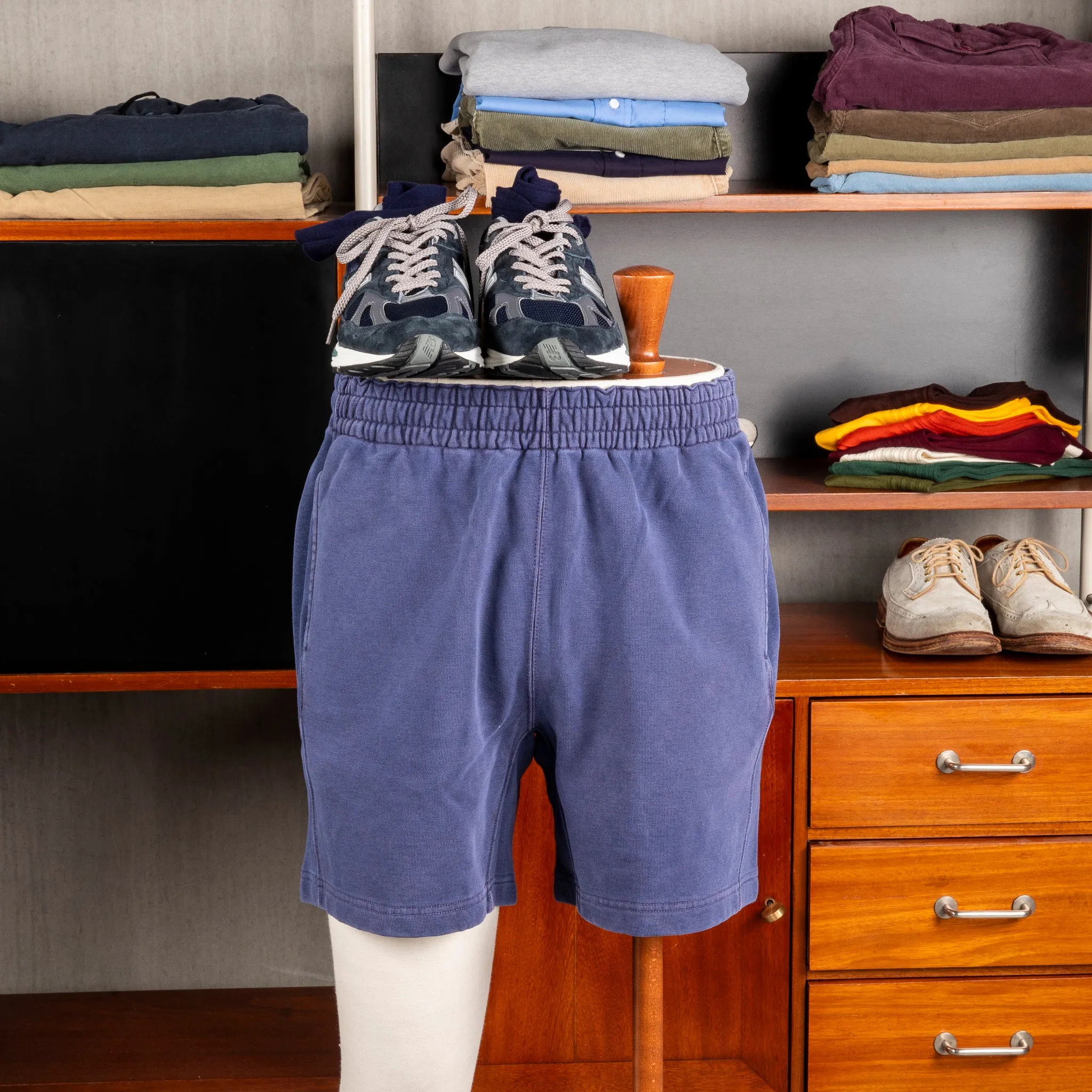Remi Relief SP Finish Fleece Shorts Navy sold by Frans Boone product image thumbnail 2