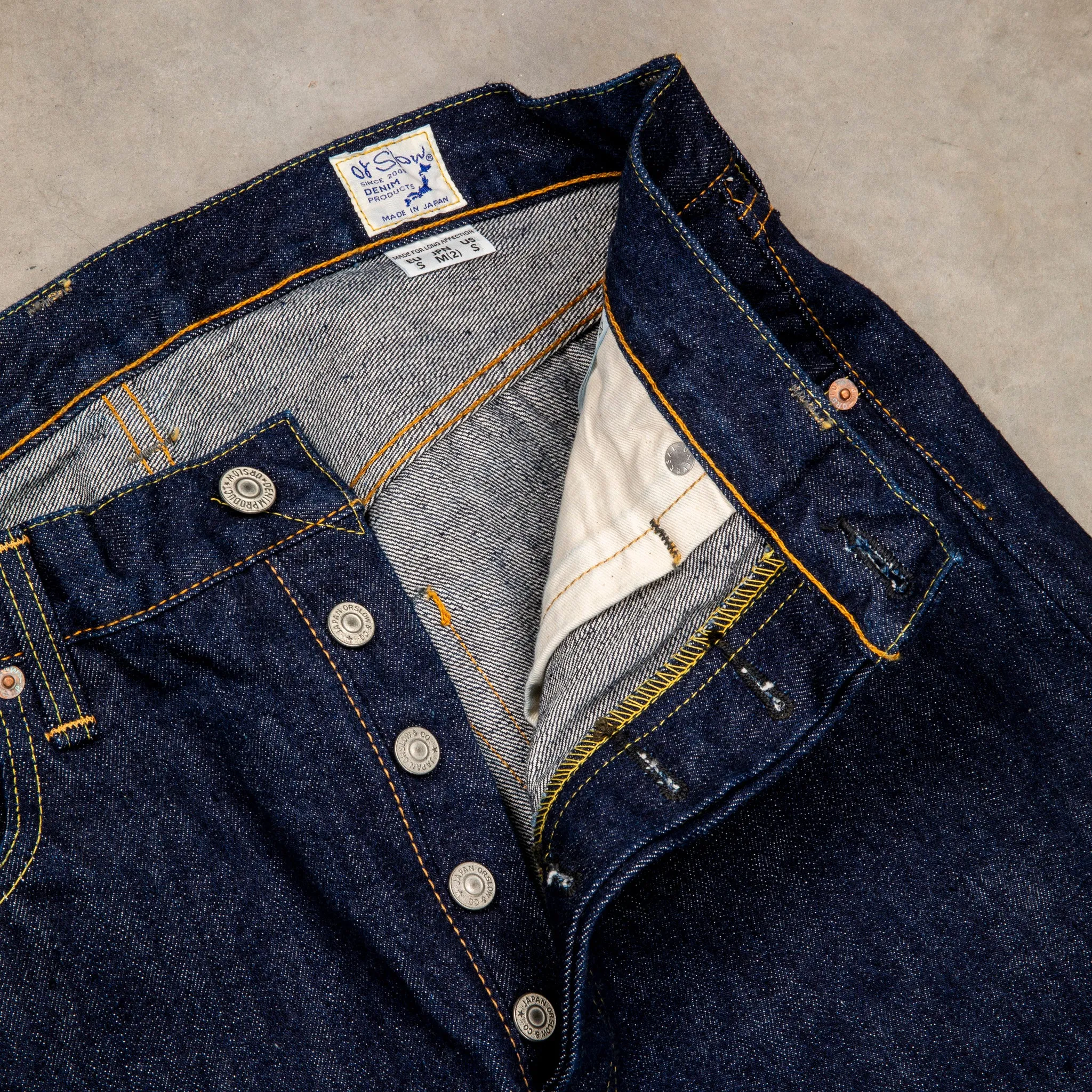 OrSlow 105 Standard One Wash Short Length sold by Frans Boone product image thumbnail 3