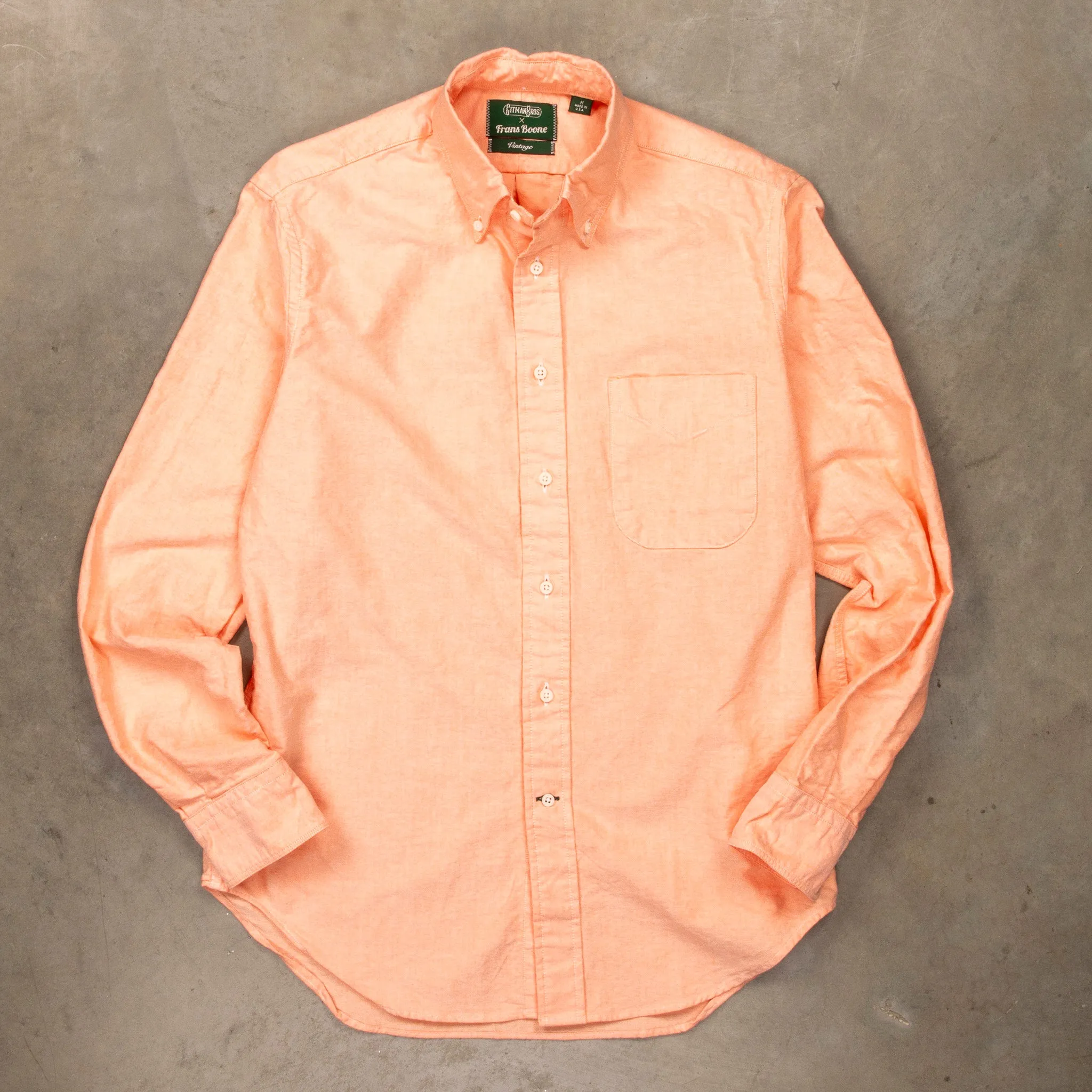 Gitman Vintage x Frans Boone Japanese Oxford Peach sold by Frans Boone product image thumbnail 2