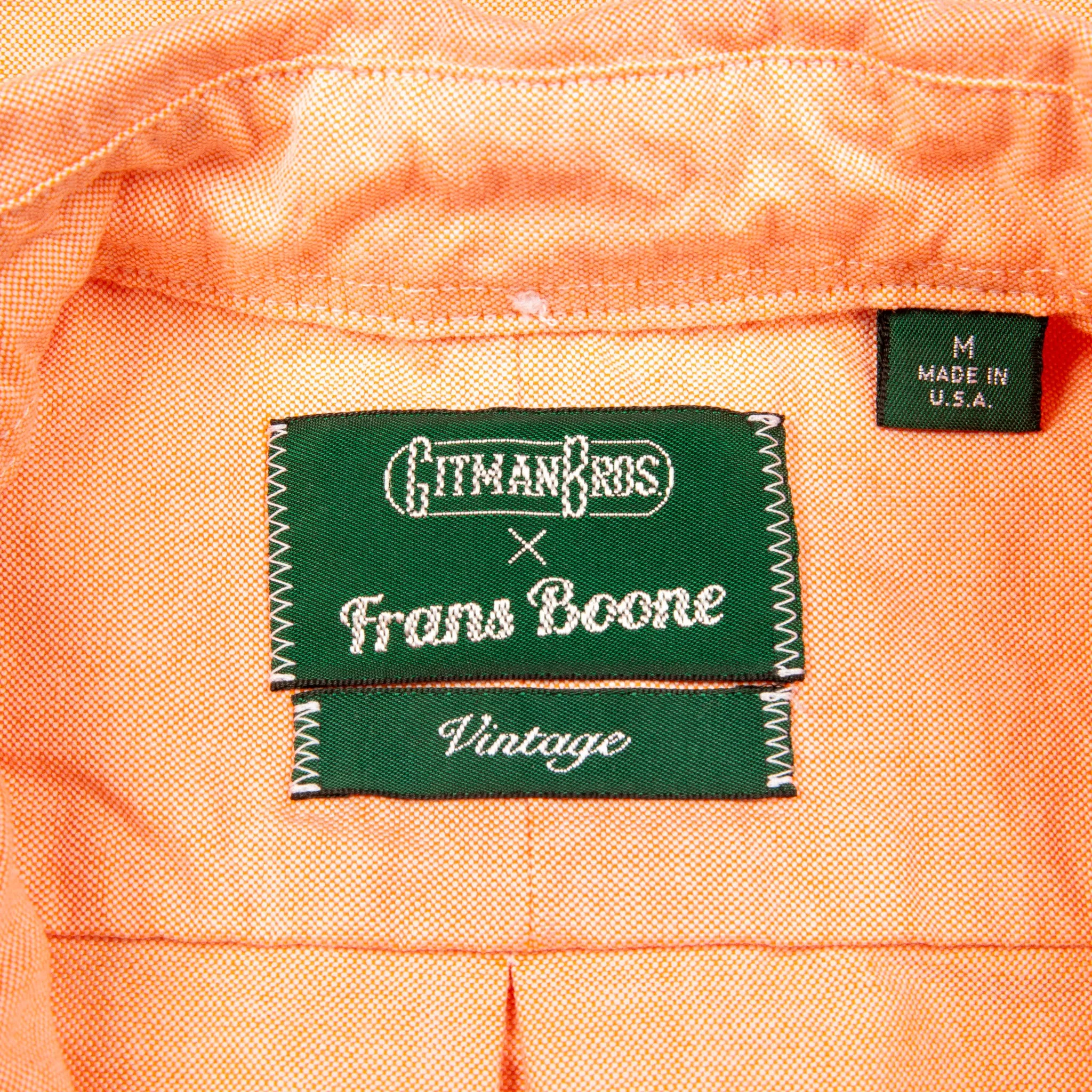 Gitman Vintage x Frans Boone Japanese Oxford Peach sold by Frans Boone product image thumbnail 4