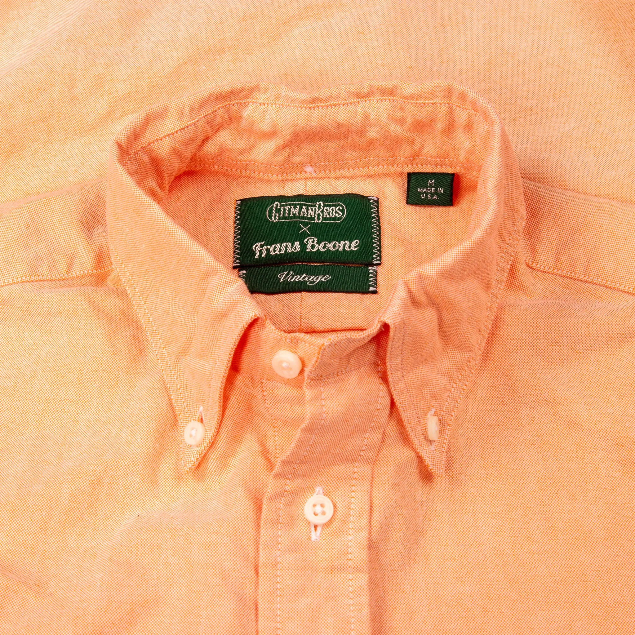 Gitman Vintage x Frans Boone Japanese Oxford Peach sold by Frans Boone product image thumbnail 3