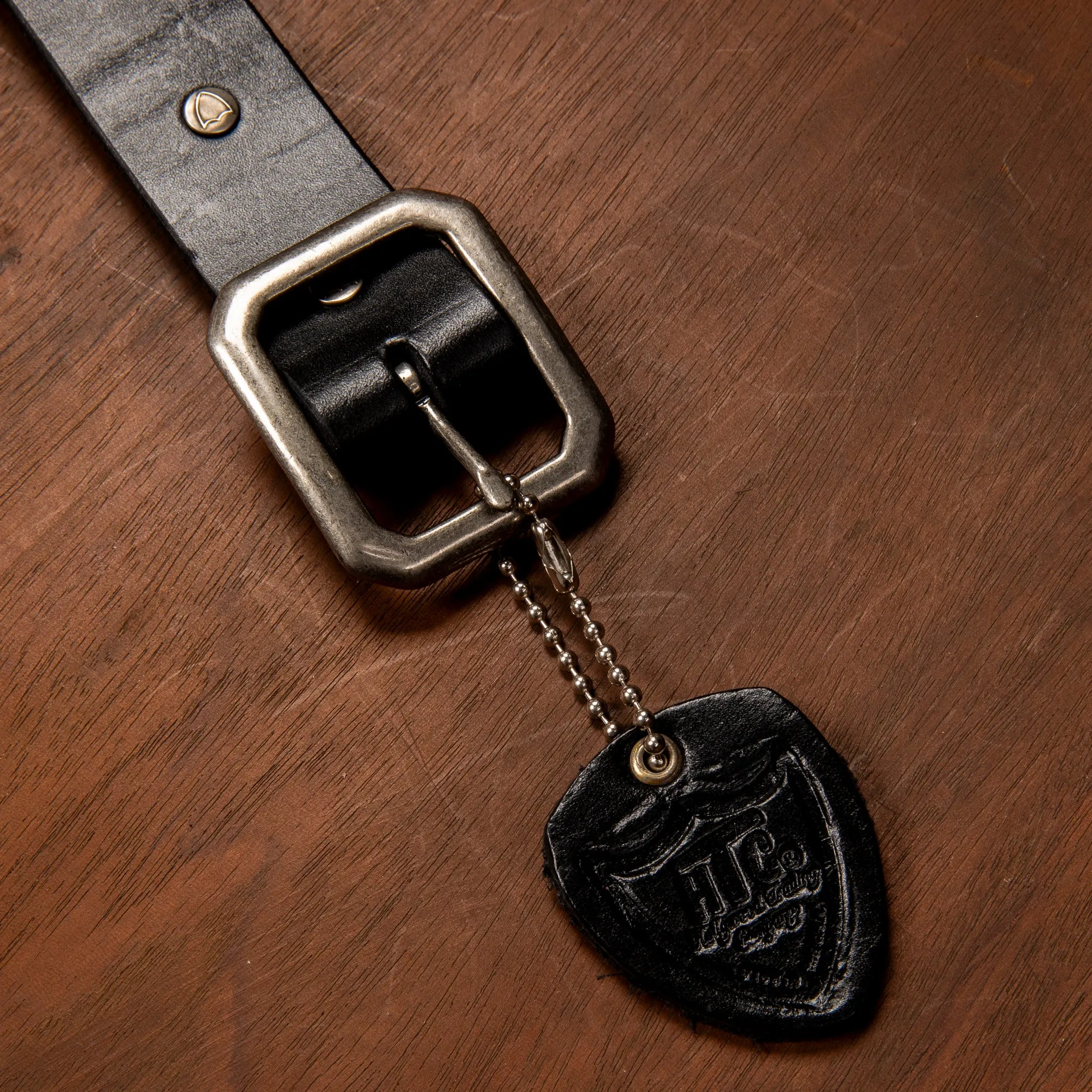 Fullcount Umbrella Studs Belt by Zip Stevenson HTC Black sold by Frans Boone product image thumbnail 3