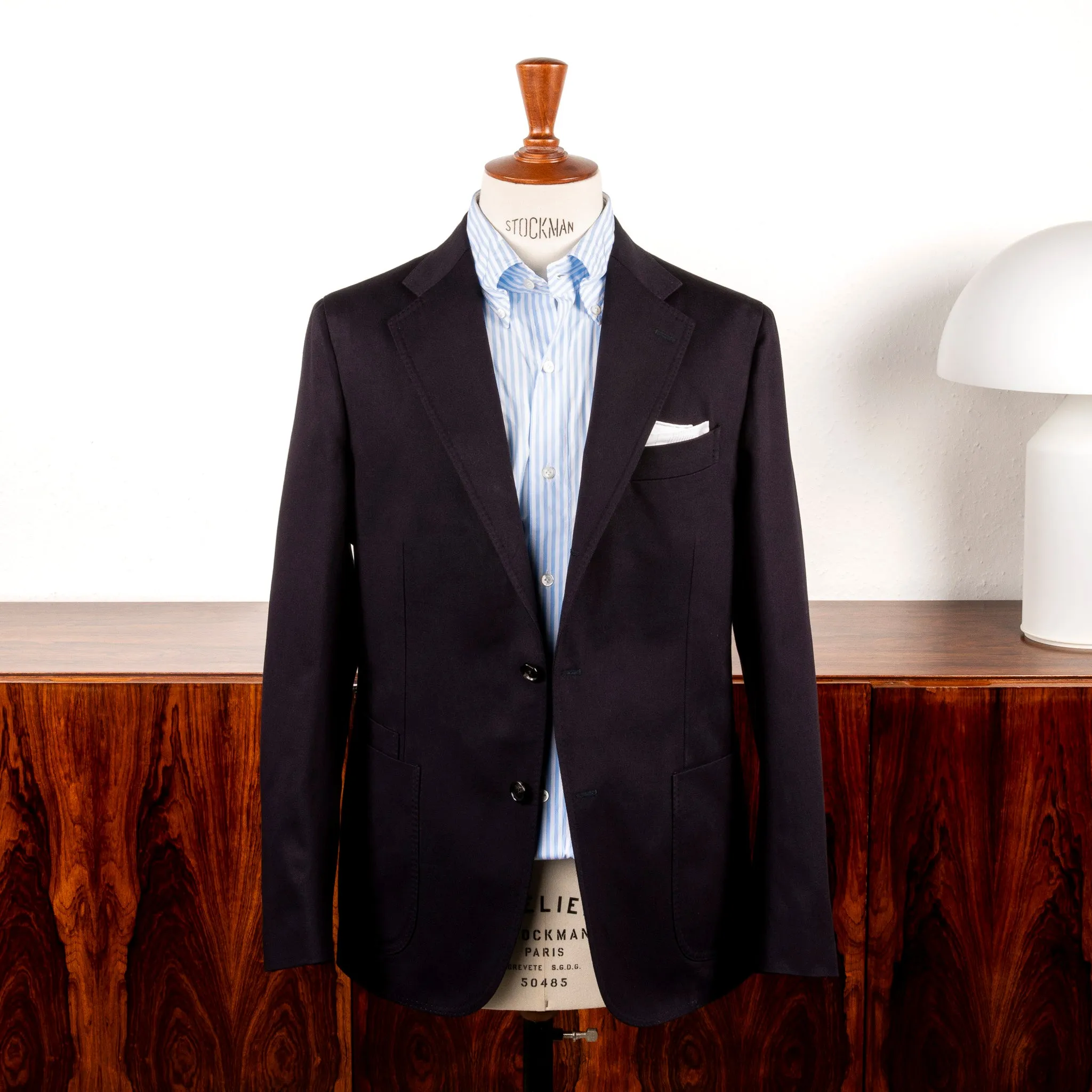 De Petrillo Posillipo Tasca in Tasca Jacket Byron Cotton Navy sold by Frans Boone product image thumbnail 2