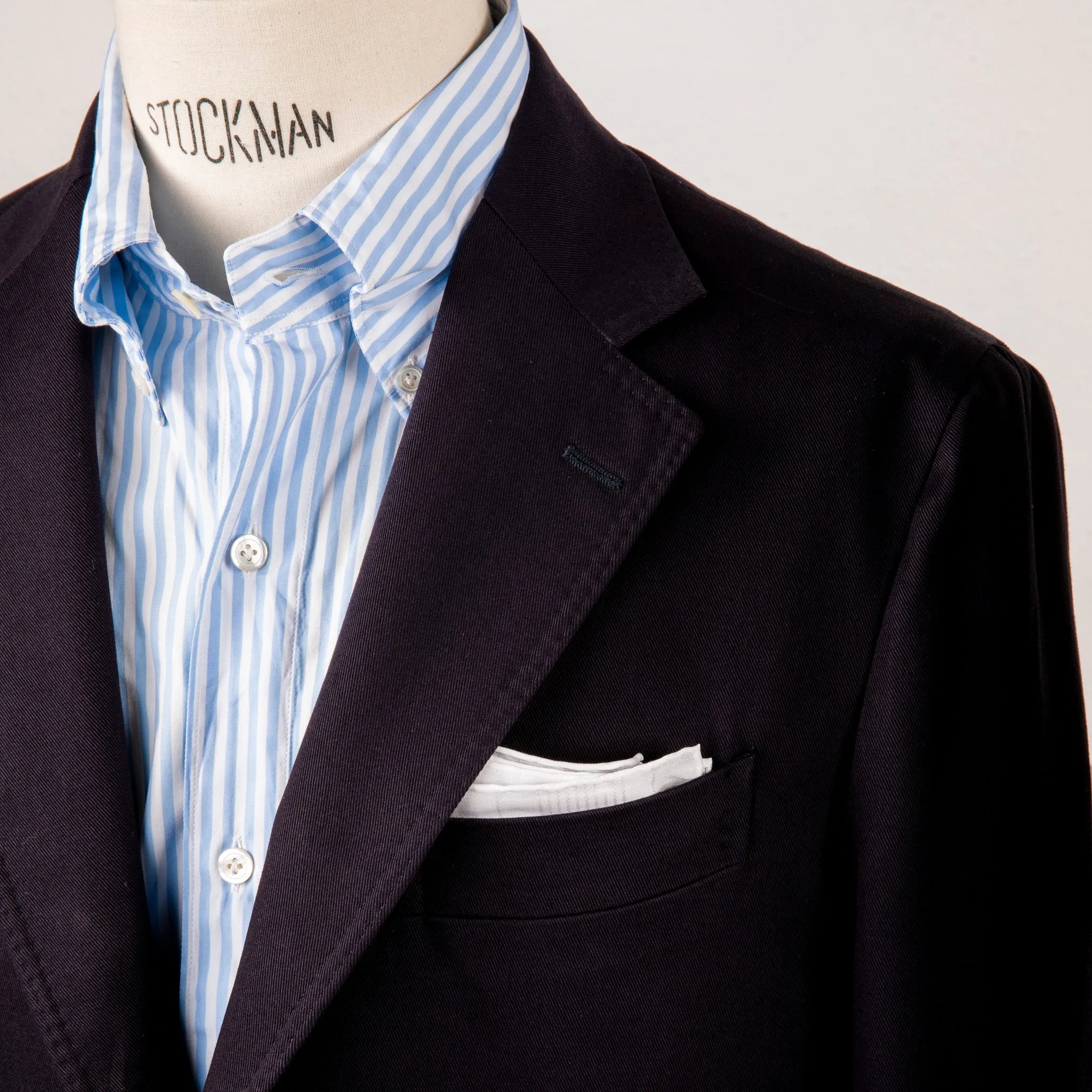 De Petrillo Posillipo Tasca in Tasca Jacket Byron Cotton Navy sold by Frans Boone product image thumbnail 3