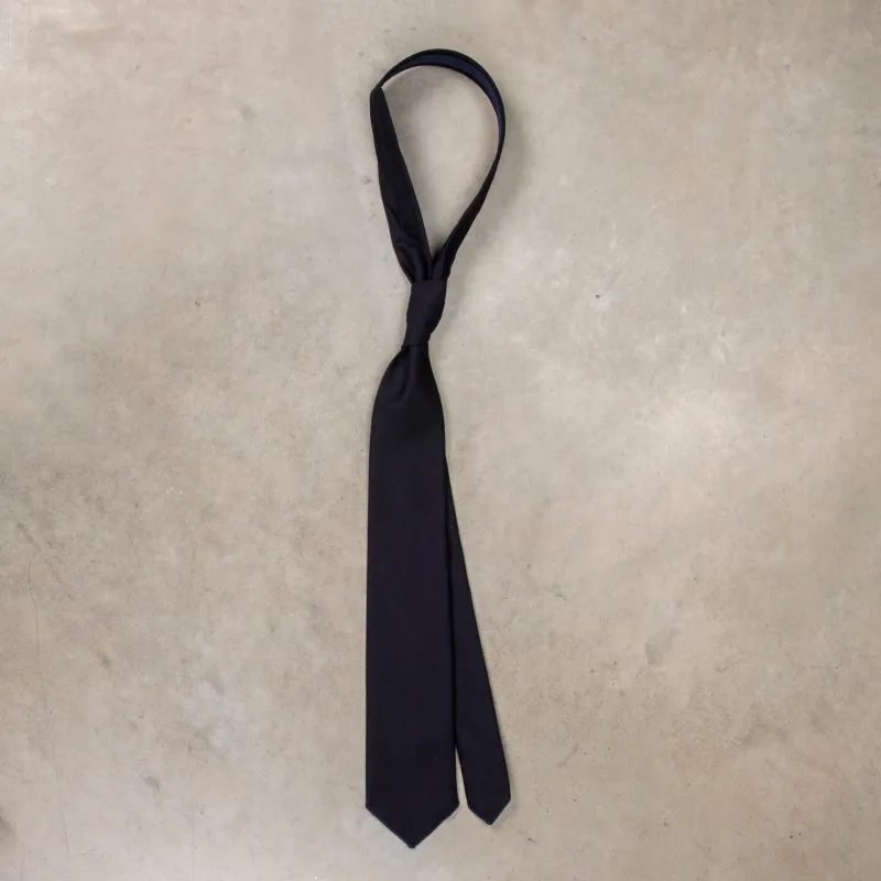 Engineered Garments Tie Dark Navy Tropical Wool made by Engineered Garments