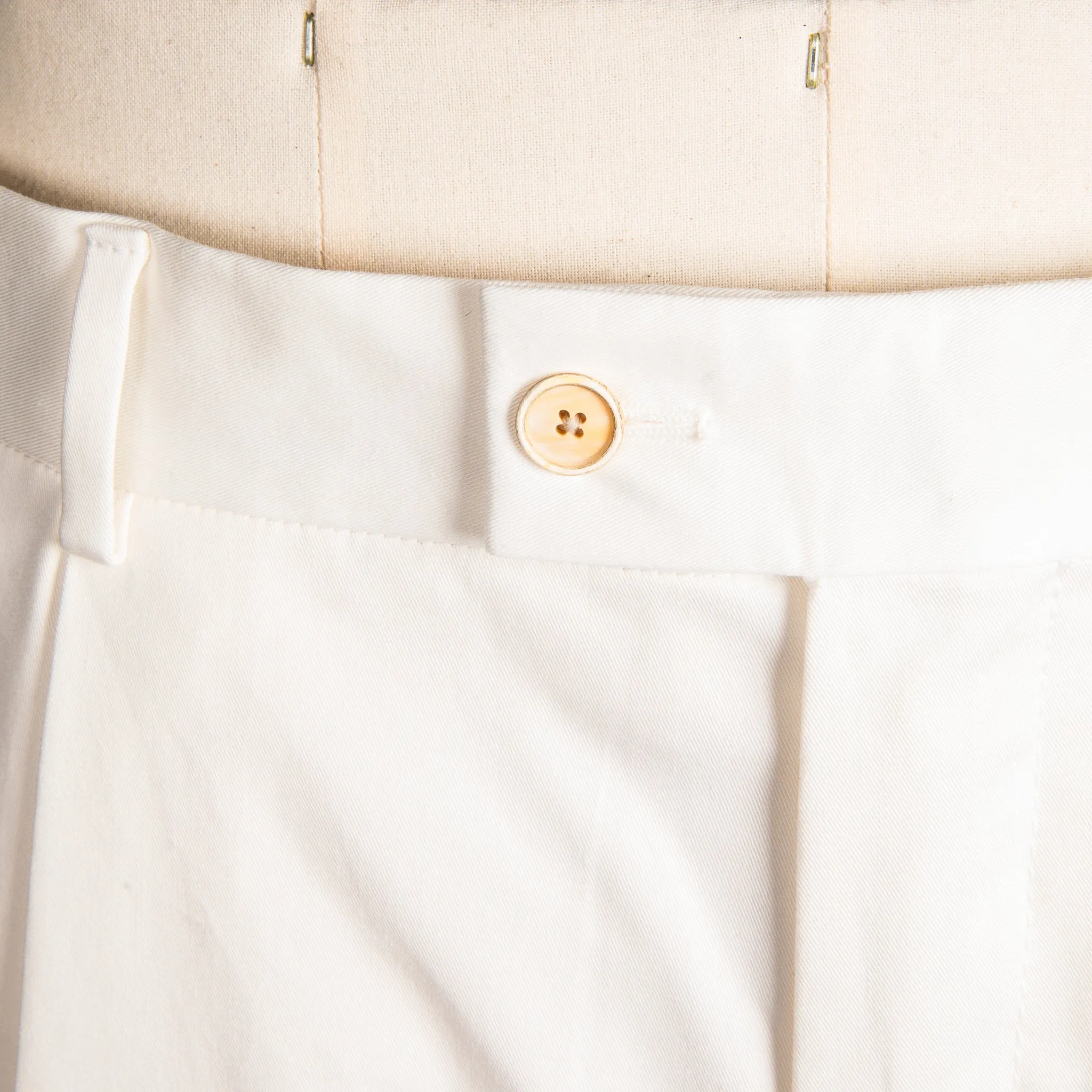 Caruso Pantaloni Cottone Stretch Bianco Sporco sold by Frans Boone product image thumbnail 3