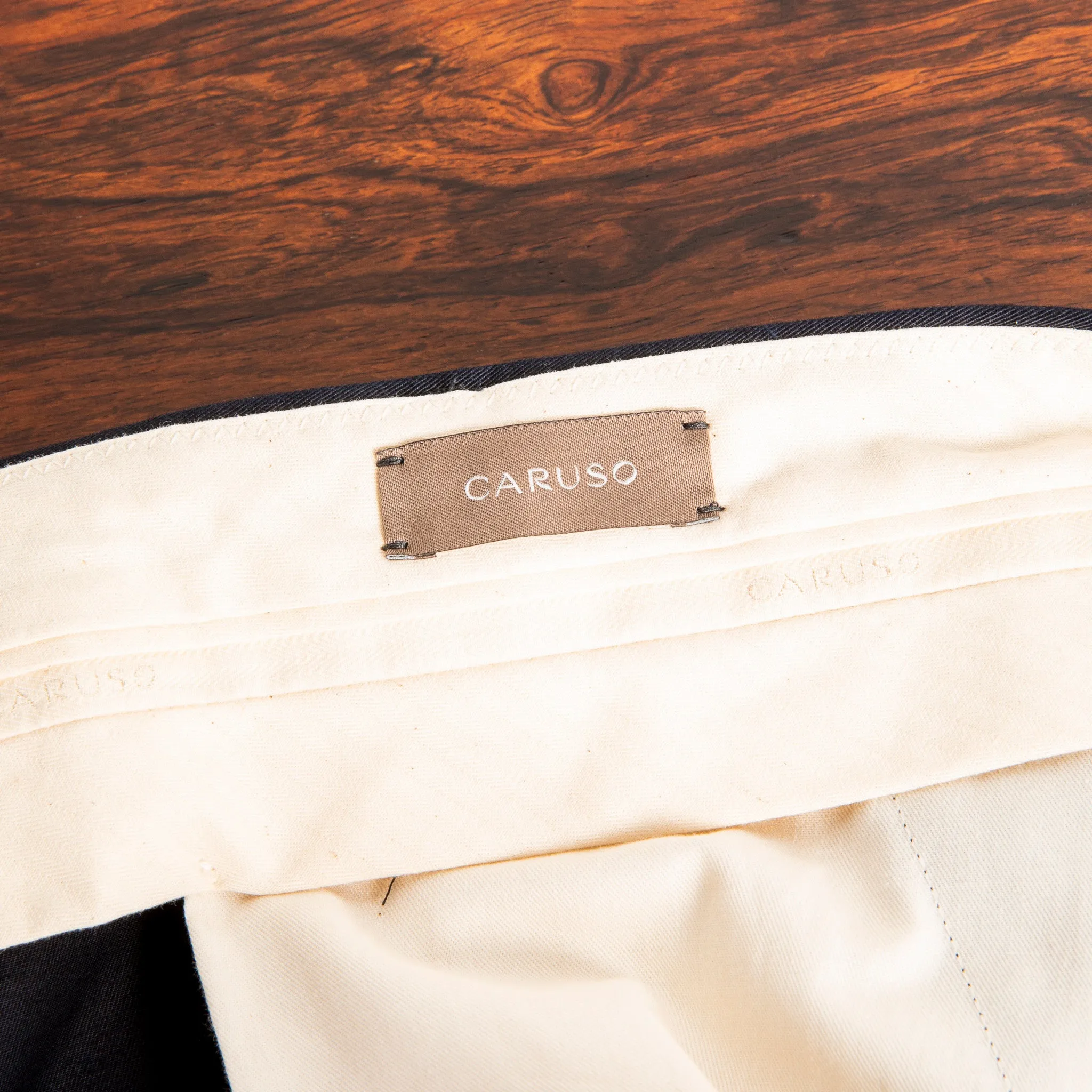 Caruso Pantaloni Cottone Stretch Blu Notte sold by Frans Boone product image thumbnail 5