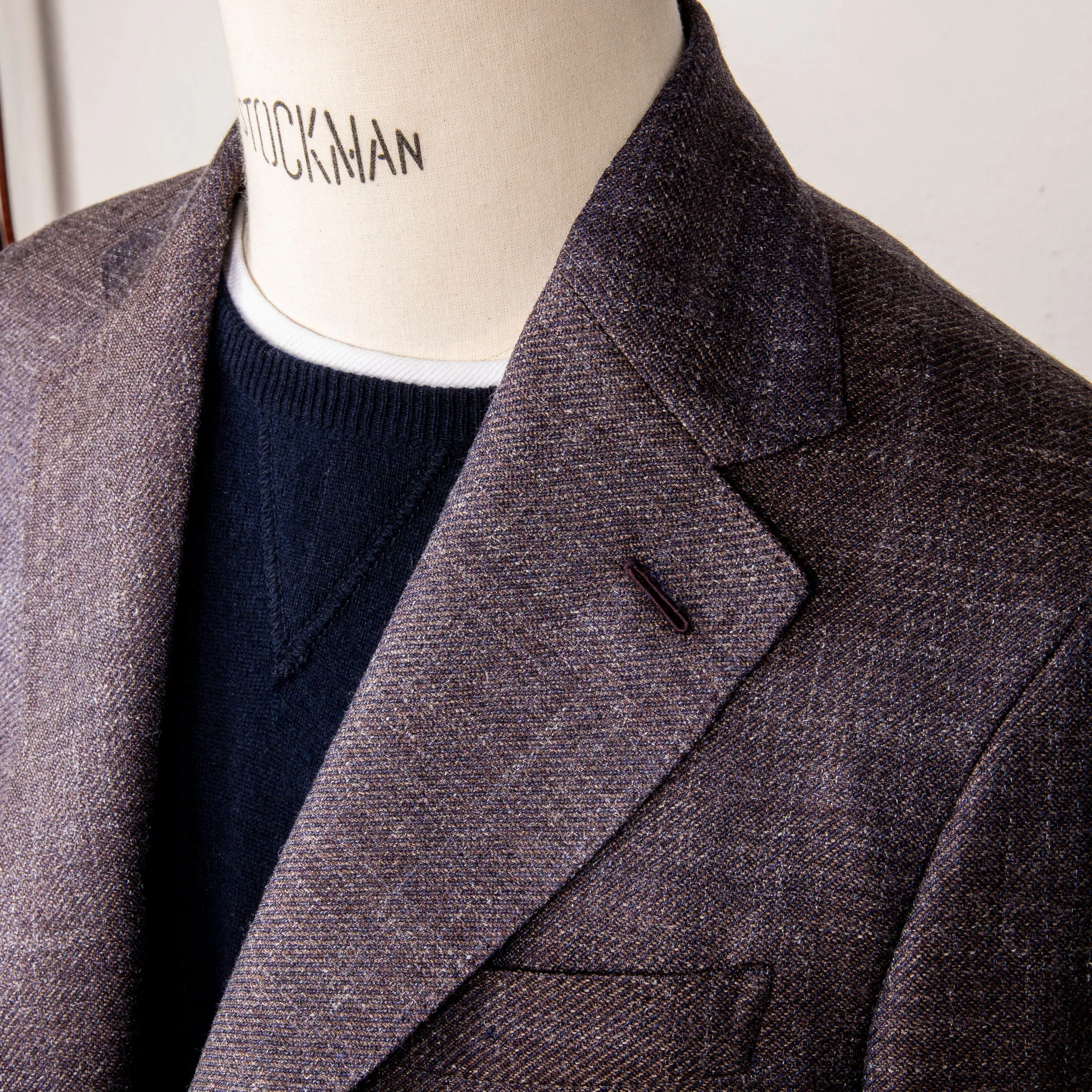 Caruso Butterfly Jacket Wool Silk Linen Brown sold by Frans Boone product image thumbnail 3