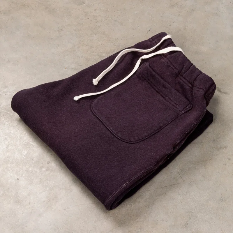 Fullcount 3743HW Mother Cotton Sweatpants "Exhausted" Navy made by Full Count