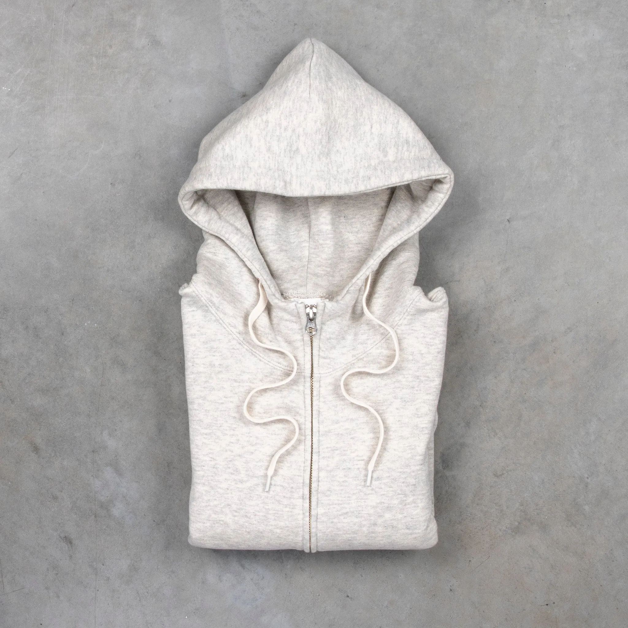 Velva Sheen Loopwheeler Zip-up Hoodie Heather Grey sold by Frans Boone product image thumbnail 2