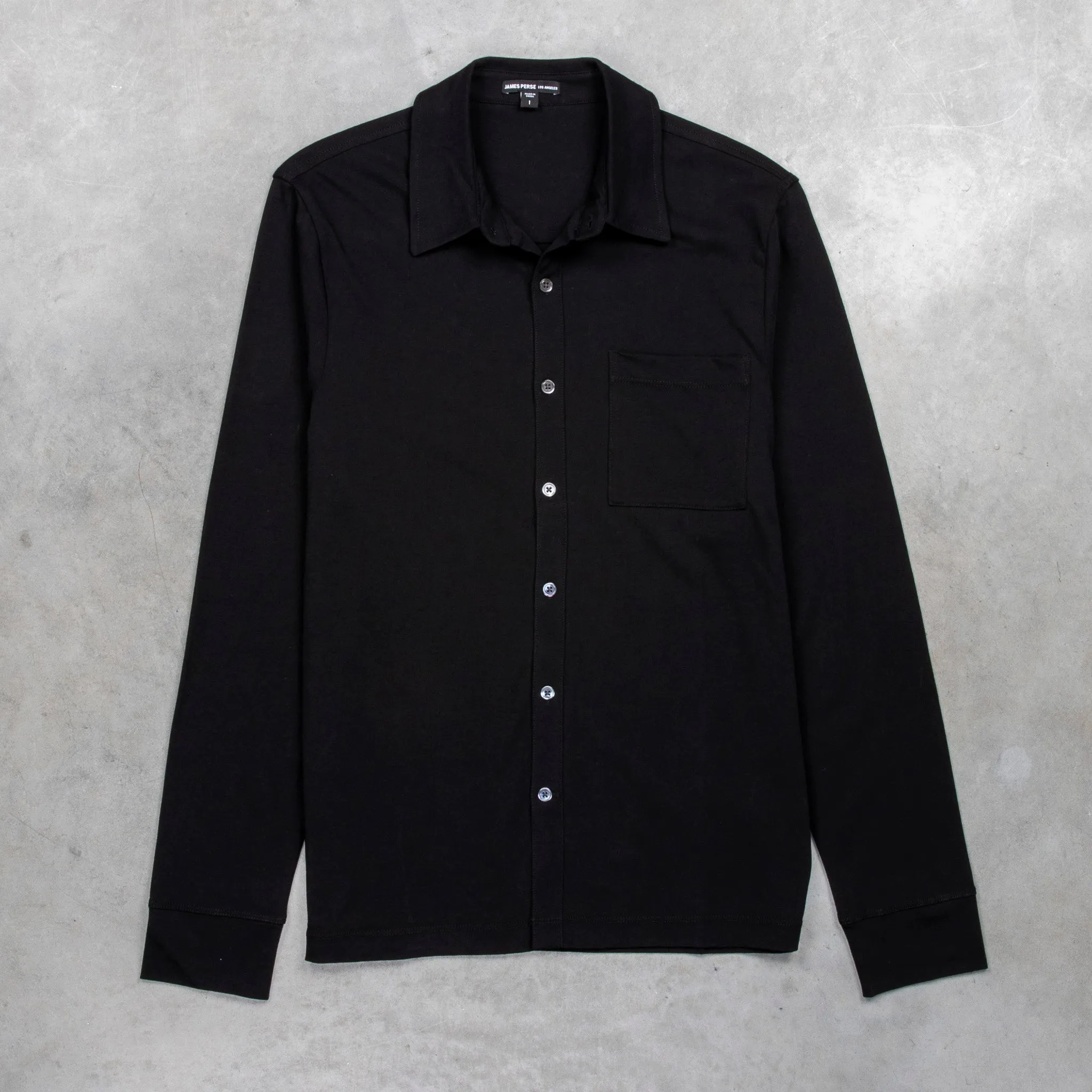 James Perse Clean Finish Jersey Shirt Black sold by Frans Boone product image thumbnail 3