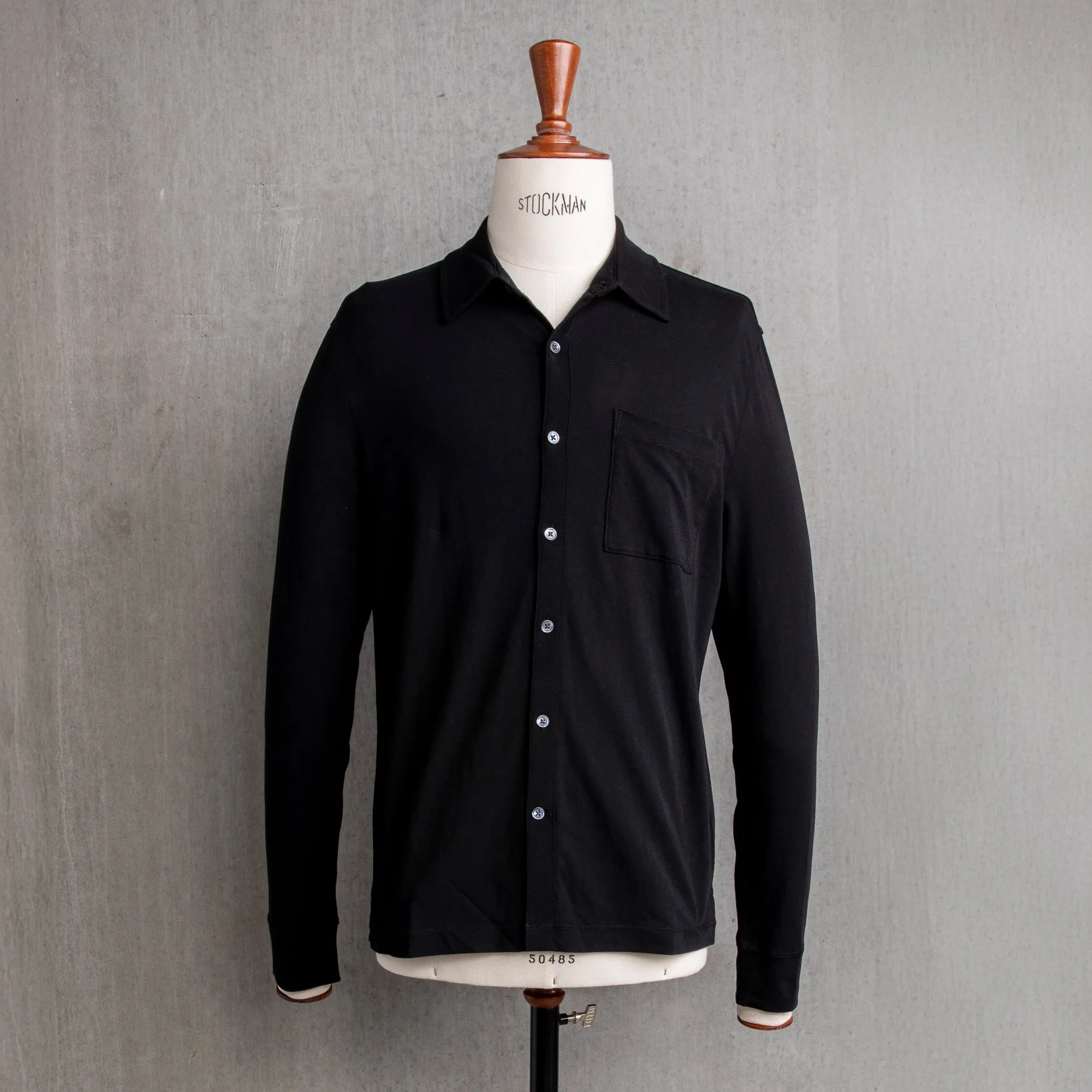 James Perse Clean Finish Jersey Shirt Black sold by Frans Boone