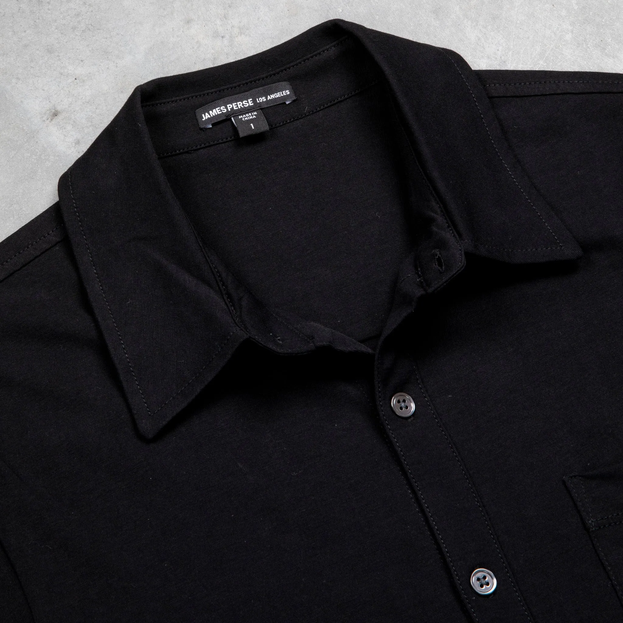 James Perse Clean Finish Jersey Shirt Black sold by Frans Boone product image thumbnail 4