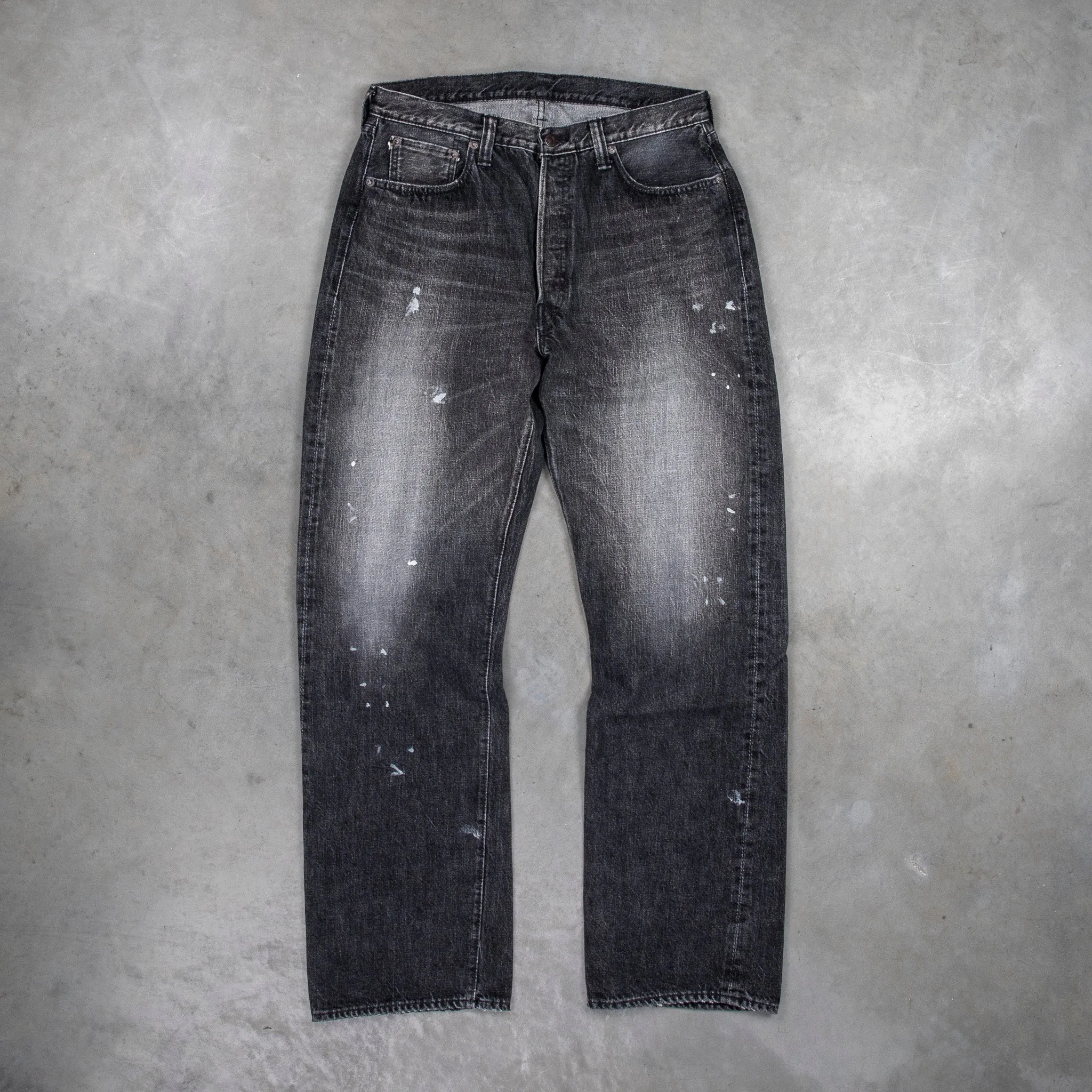 Fullcount 0105 Loose Straight 13.7 Oz Dartford Black Splatter sold by Frans Boone product image thumbnail 2