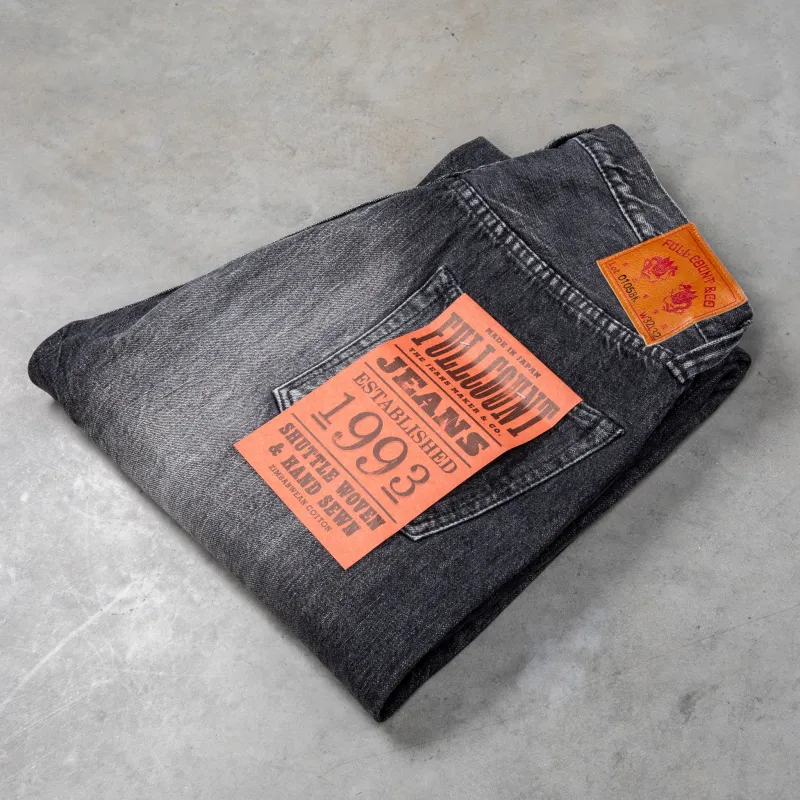 Fullcount 0105 Loose Straight 13.7 Oz Dartford Black Splatter made by Full Count