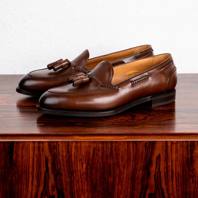 Edward Green Belgravia in Dark Oak Antique on R1 Sole made by Edward Green