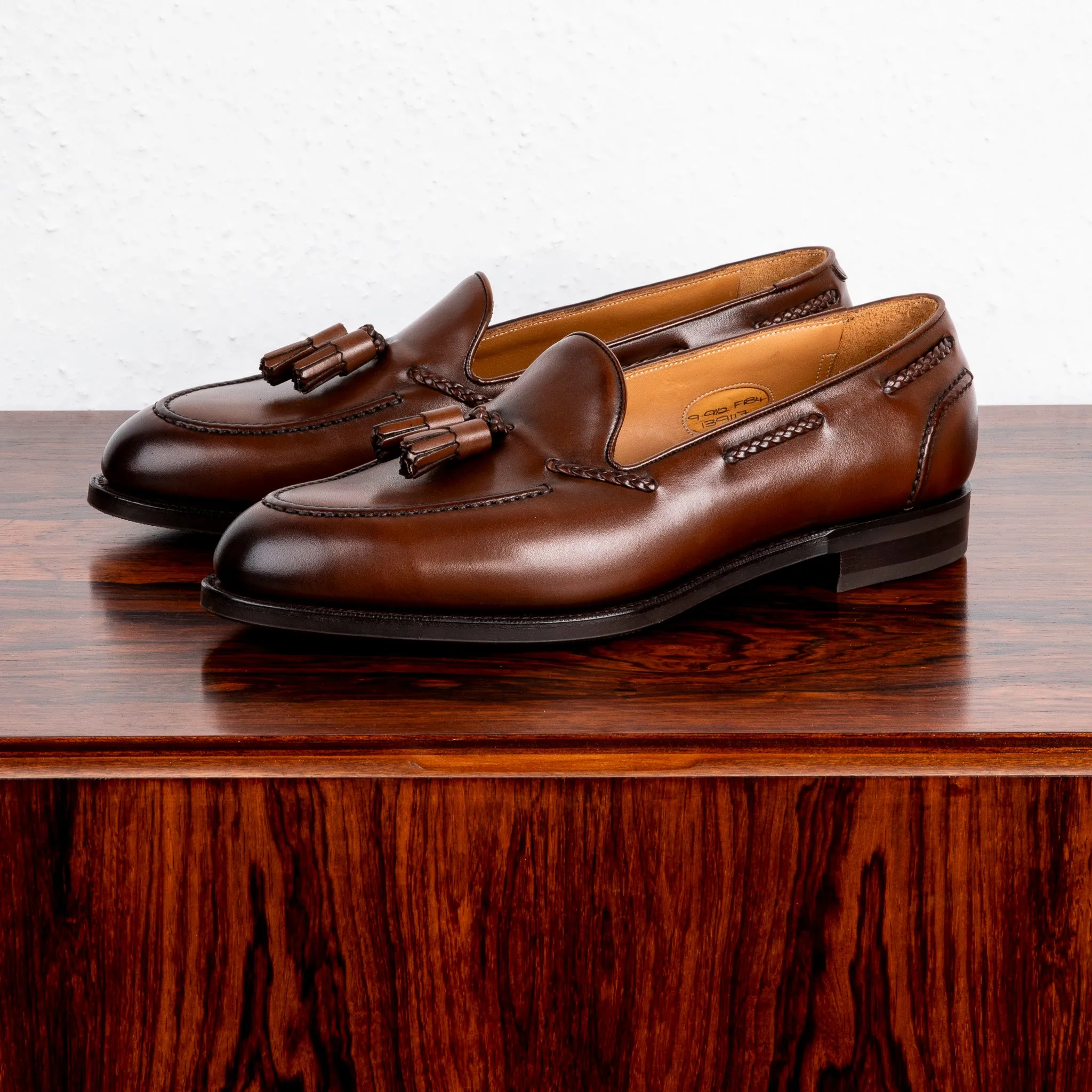 Edward Green Belgravia in Dark Oak Antique on R1 Sole sold by Frans Boone