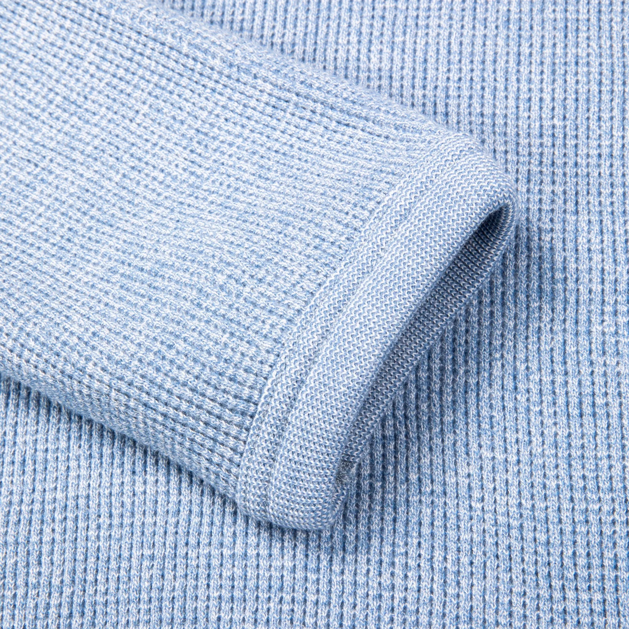 Fullcount 5964 Twisted Heavyweight Waffle Longsleeve Heather Blue sold by Frans Boone product image thumbnail 5