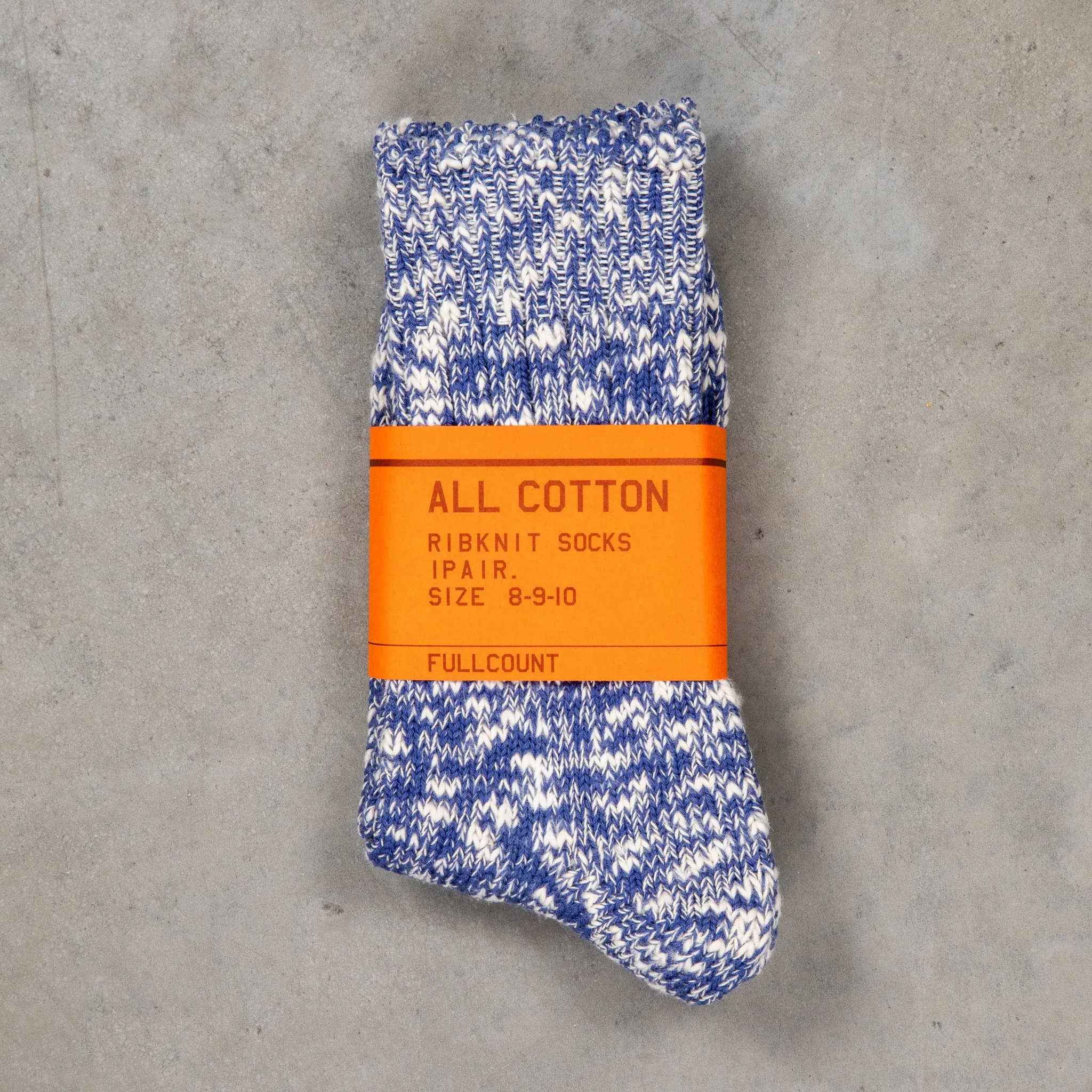 Fullcount 6110 Cotton Mix Socks Blue sold by Frans Boone