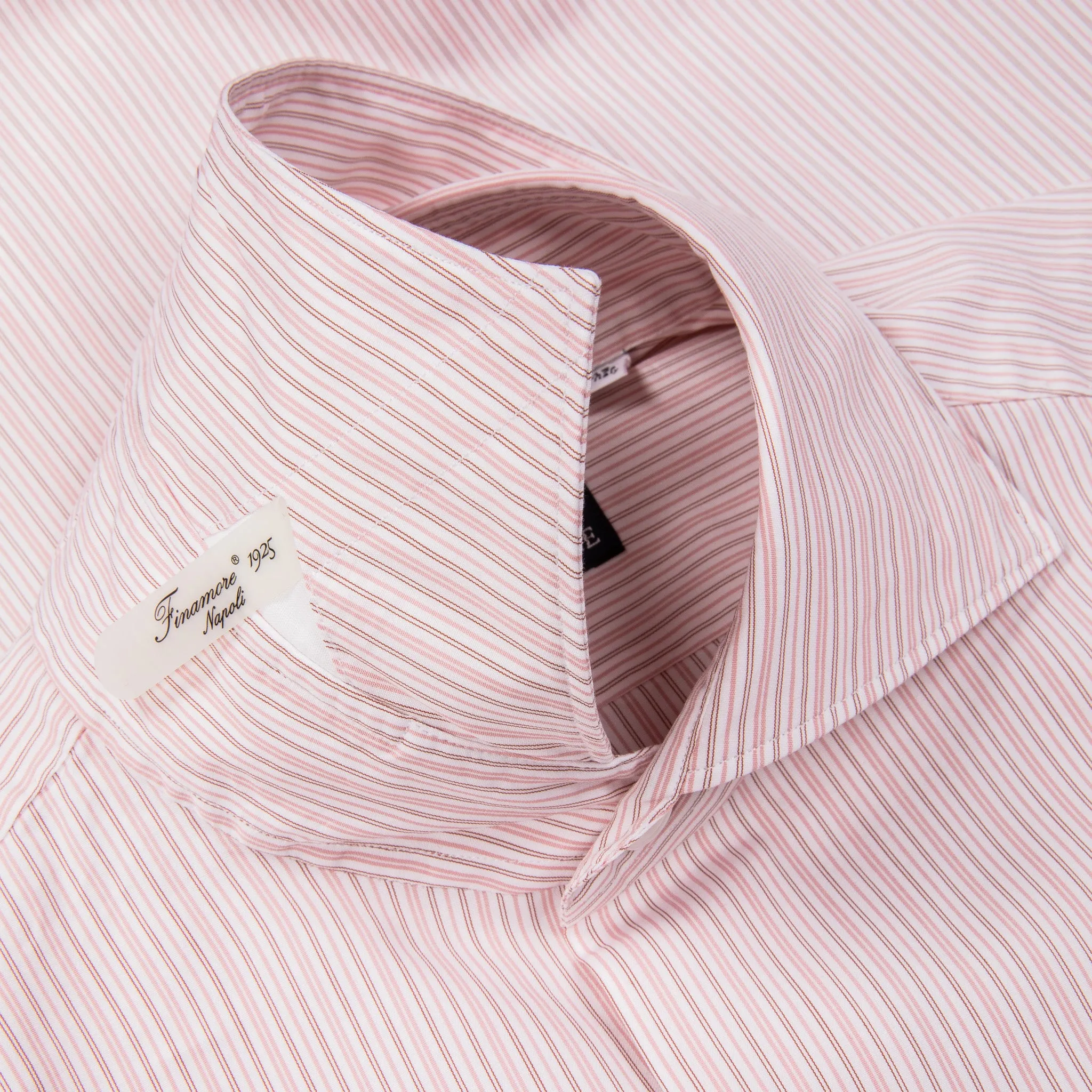 Finamore Milano Collo Eduardo Double Stripe Burgundy Pink sold by Frans Boone product image thumbnail 5