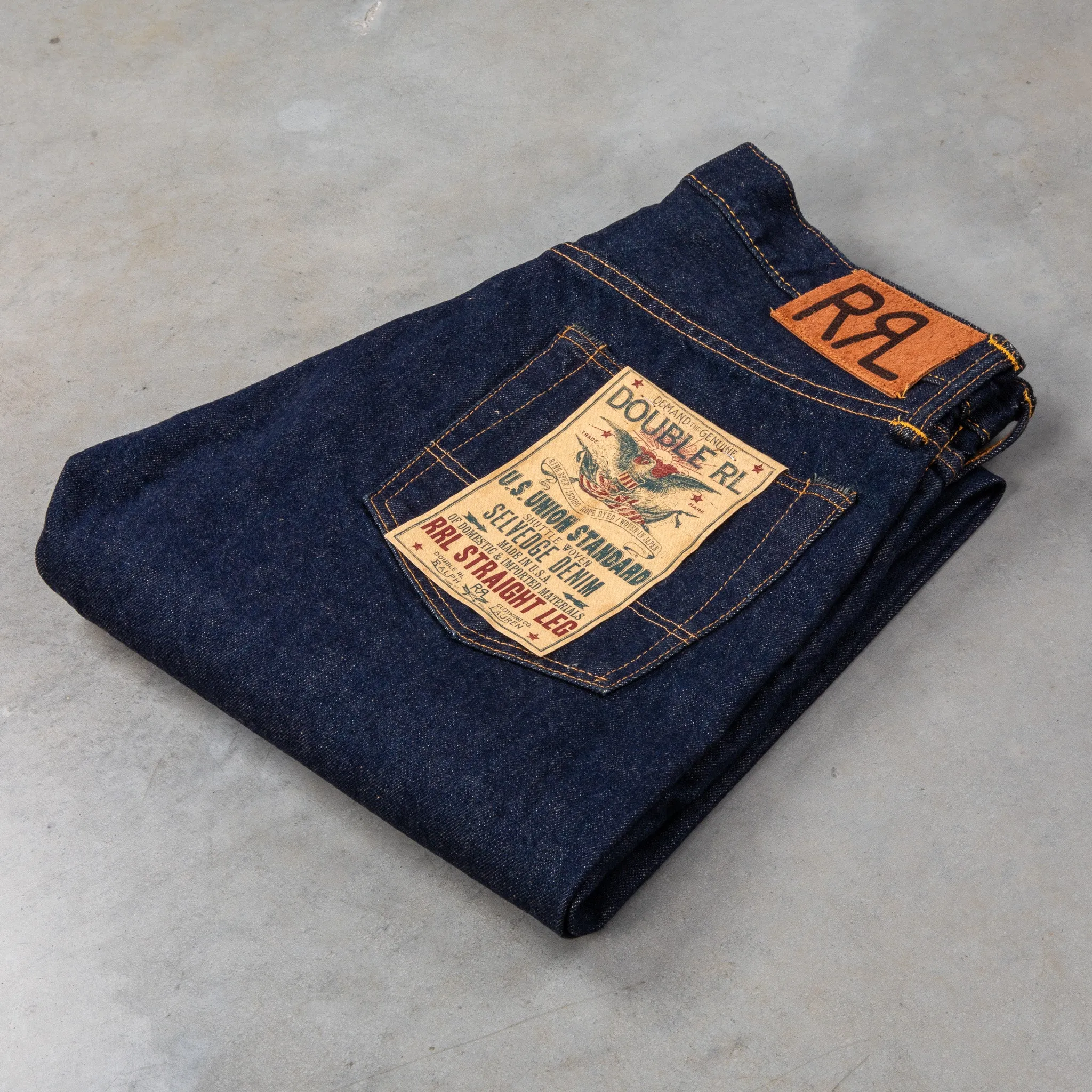 RRL Straight Fit "Orginal" Once-Washed sold by Frans Boone