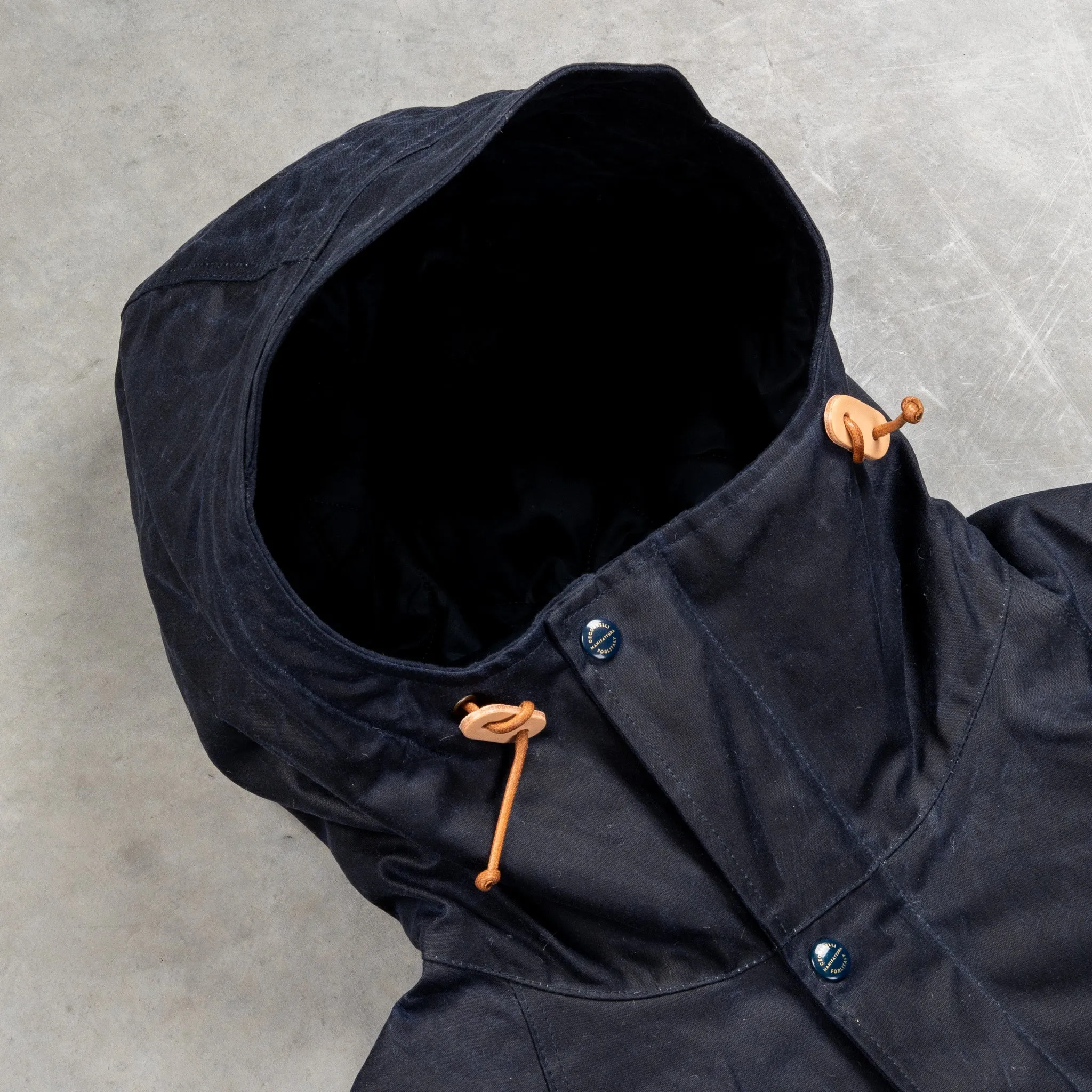 Manifattura Ceccarelli New Fisherman Parka Navy sold by Frans Boone product image thumbnail 4