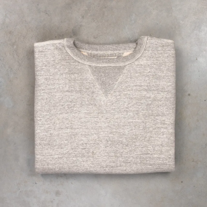 Fullcount 3741 Double V Sweatshirt Heather Gray made by Full Count