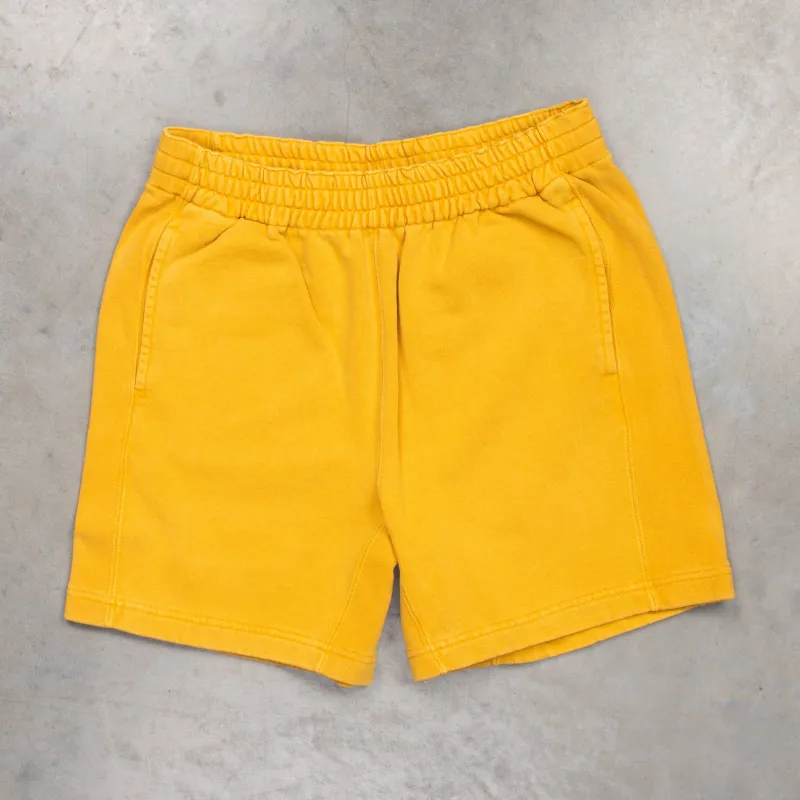 Remi Relief SP Finish Fleece Shorts Mustard made by Remi Relief