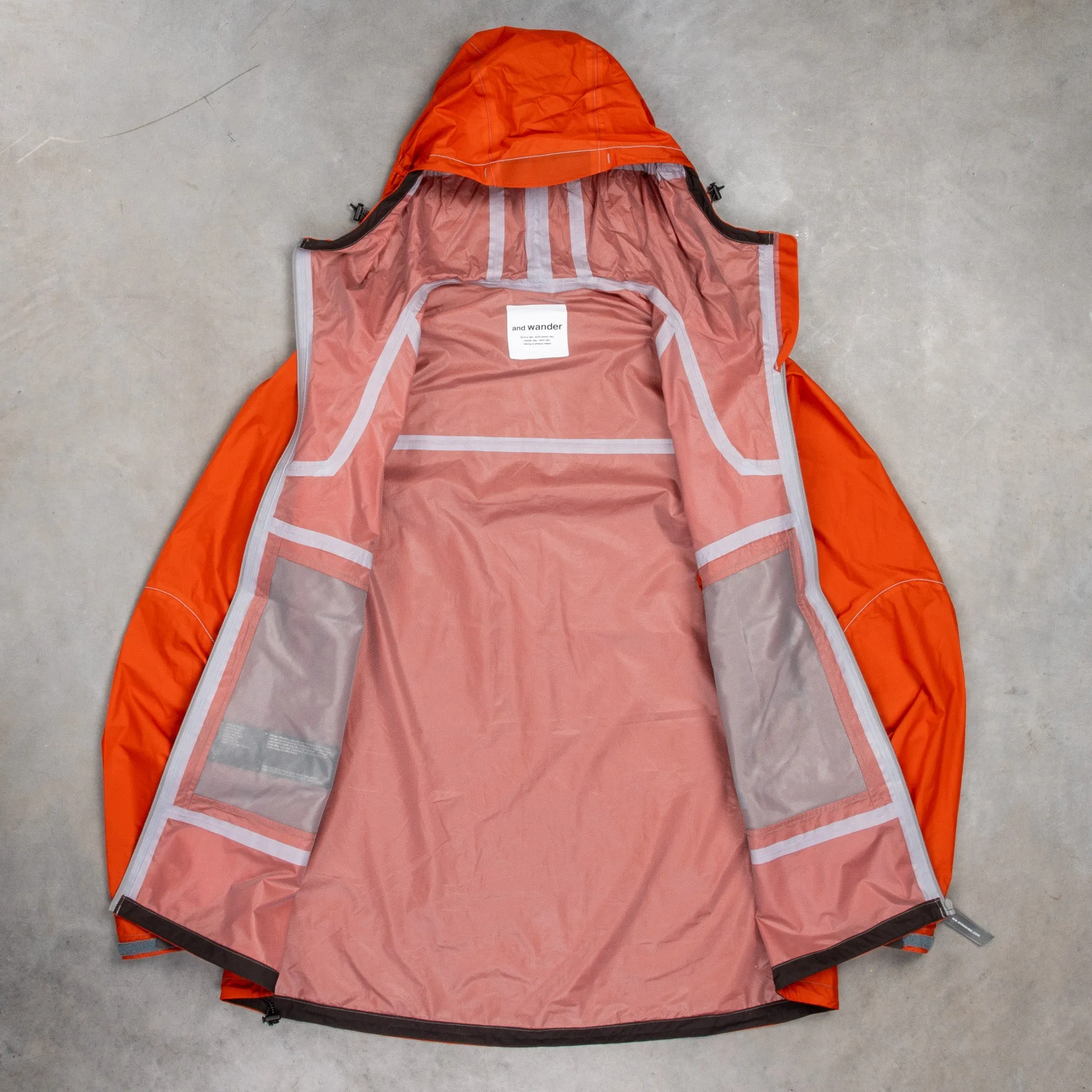 And Wander 3L UL Rain Jacket Red sold by Frans Boone product image thumbnail 2